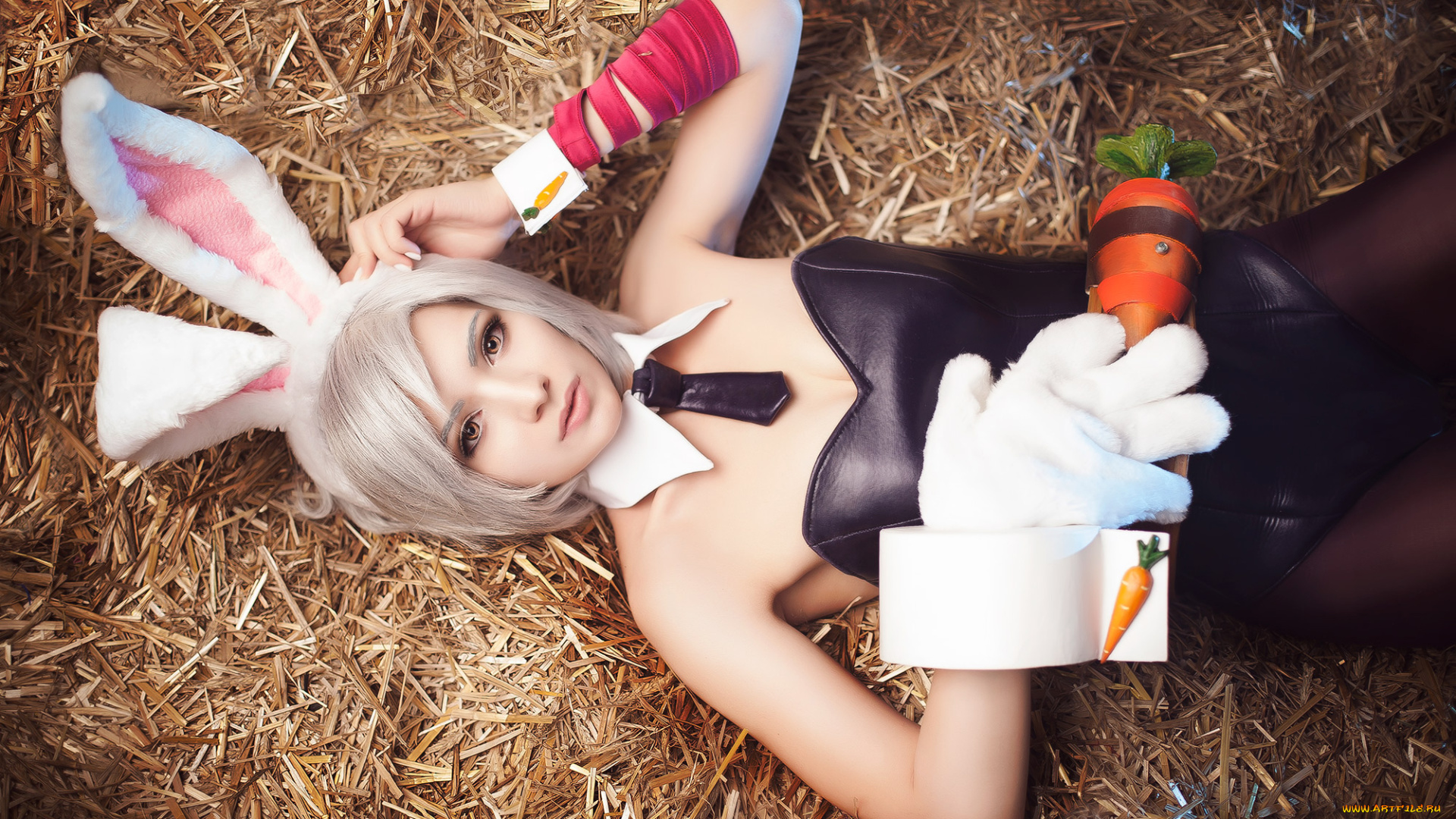 league, of, legends, девушки, -unsort, , креатив, riven, league, of, legends, лежит, сено, lol, ушки, девушка