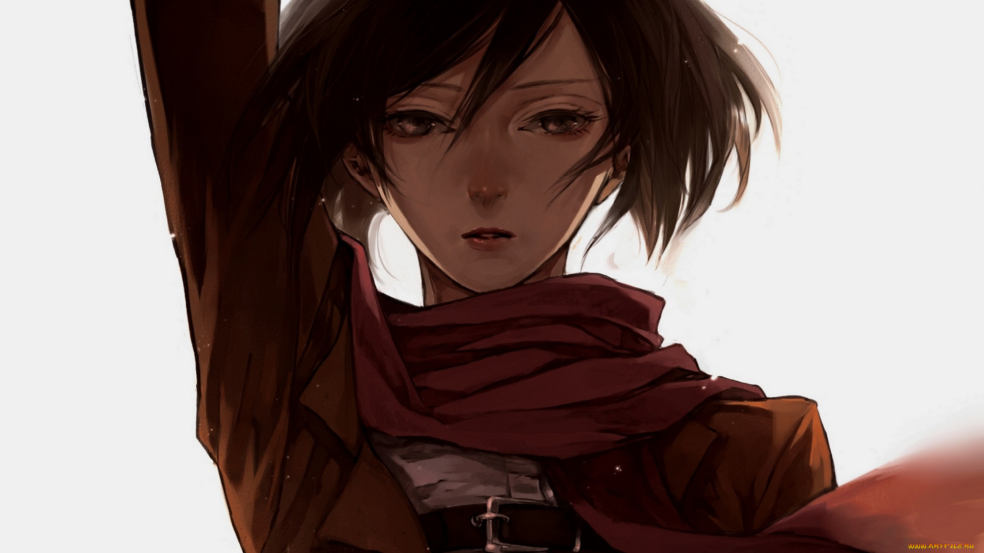 аниме, shingeki, no, kyojin, атака, титанов, арт, mikasa, ackerman