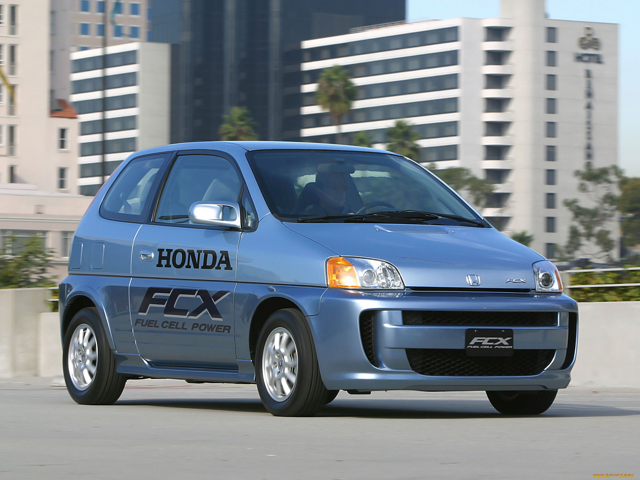автомобили, honda, синий, fcx