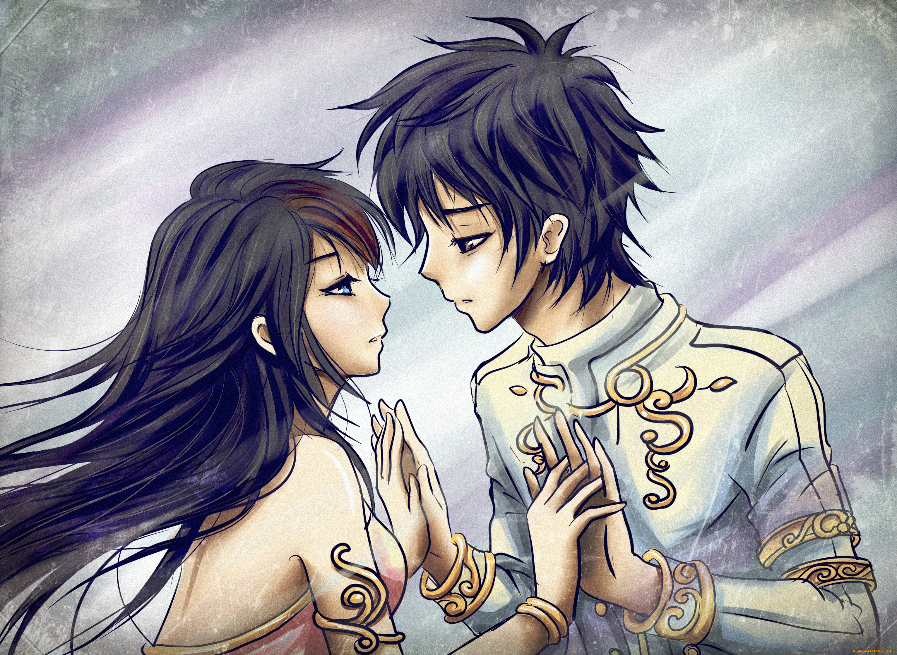 аниме, *unknown, , другое, арт, девушка, парень