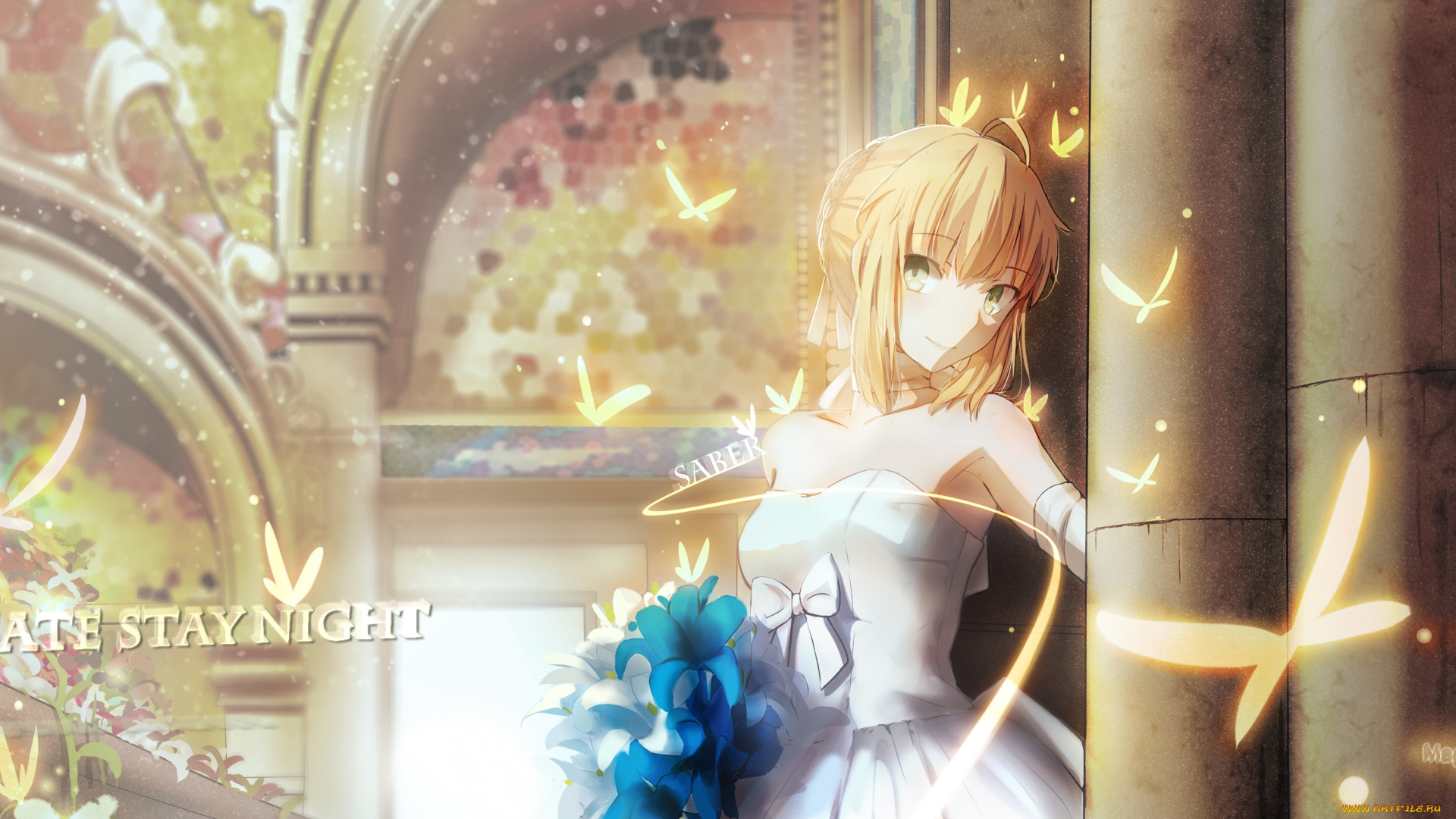 аниме, fate, stay, night, арт, saber, артурия, magicians, stay, night, сейбер