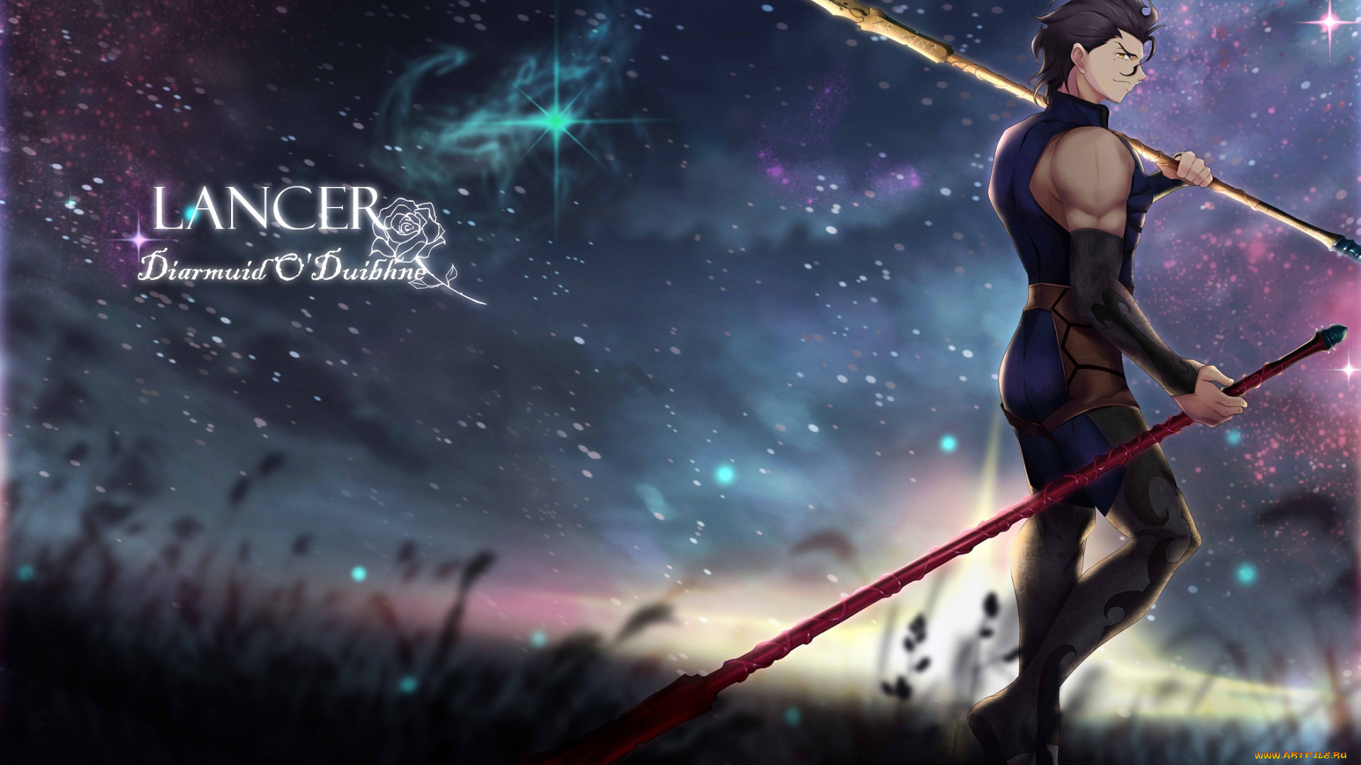 аниме, fate, zero, копейщик, судьба, начало, лансер