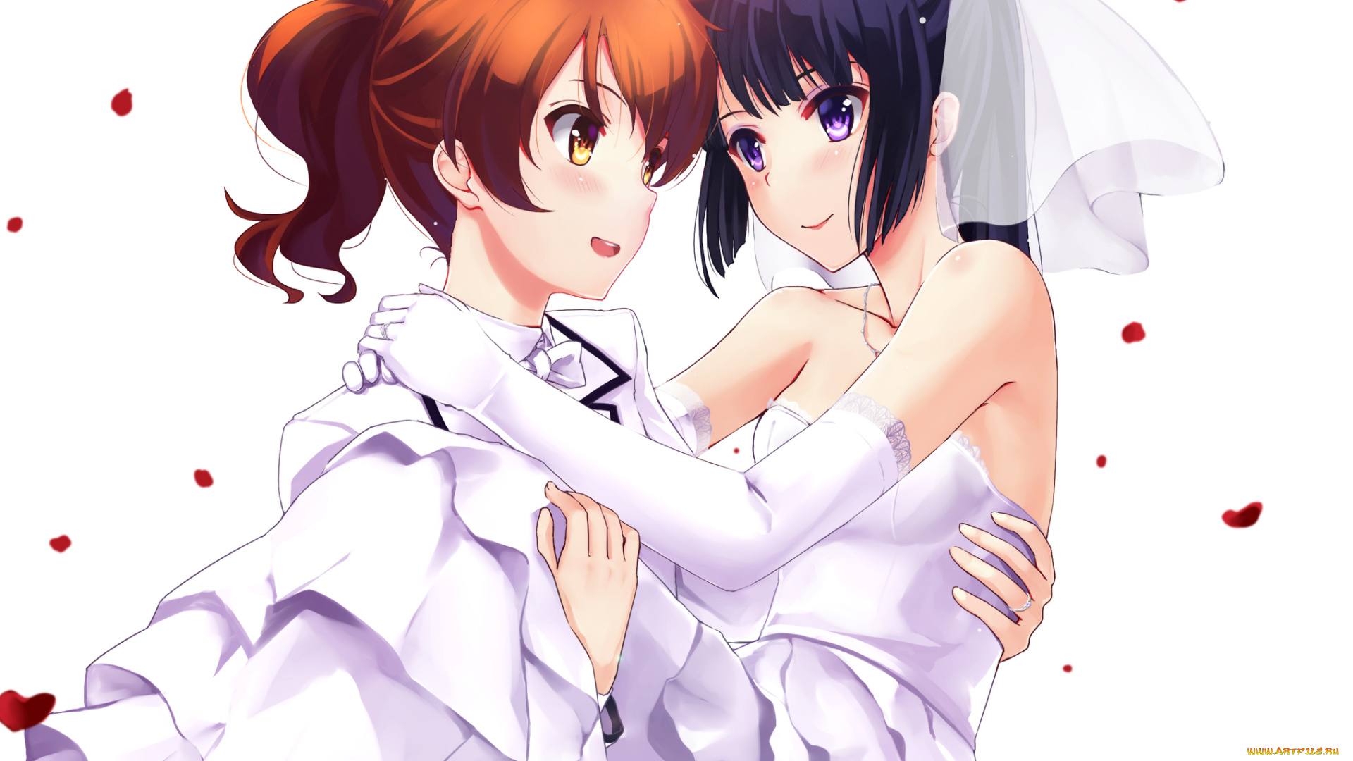 аниме, hibike, euphonium, mizuki, ame, kousaka, reina, hibike, euphonium, oumae, kumiko, романтика, арт