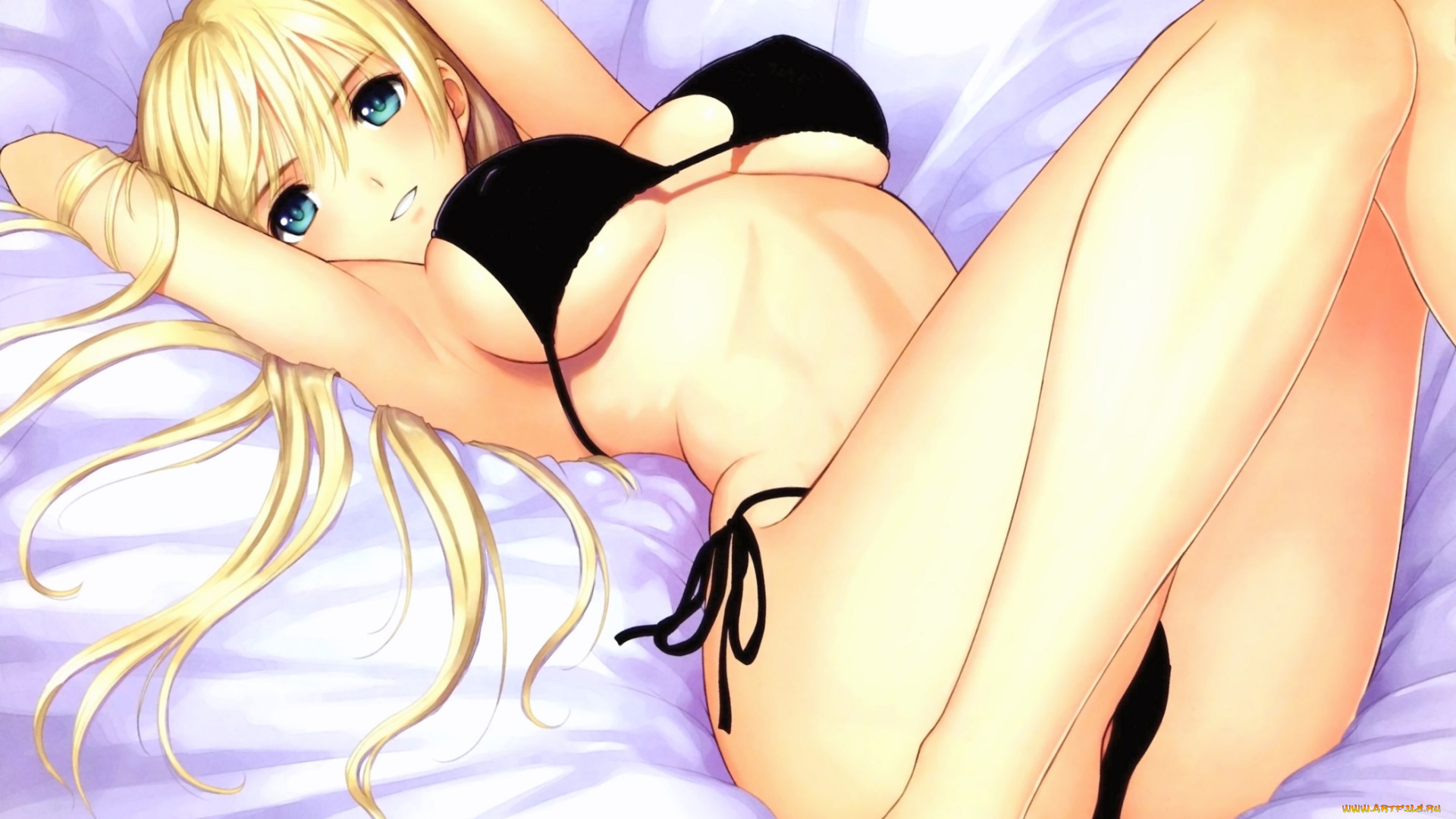 аниме, tony, taka, , artbook, taka, tony, date, wingfield, reiko, fault, лежит, девушка, блондинка, бельё