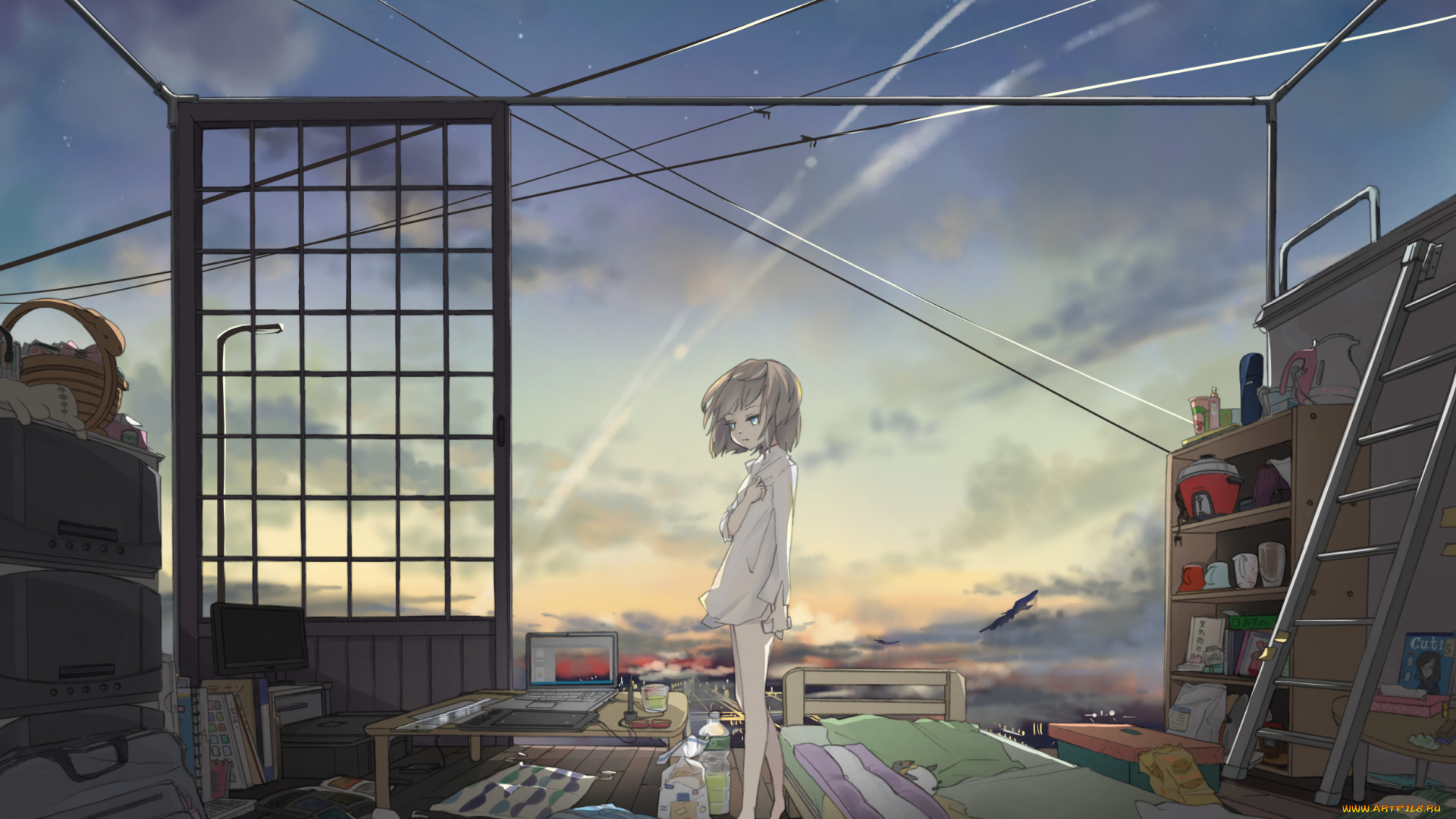 аниме, unknown, , другое, remosse512, арт, девочка