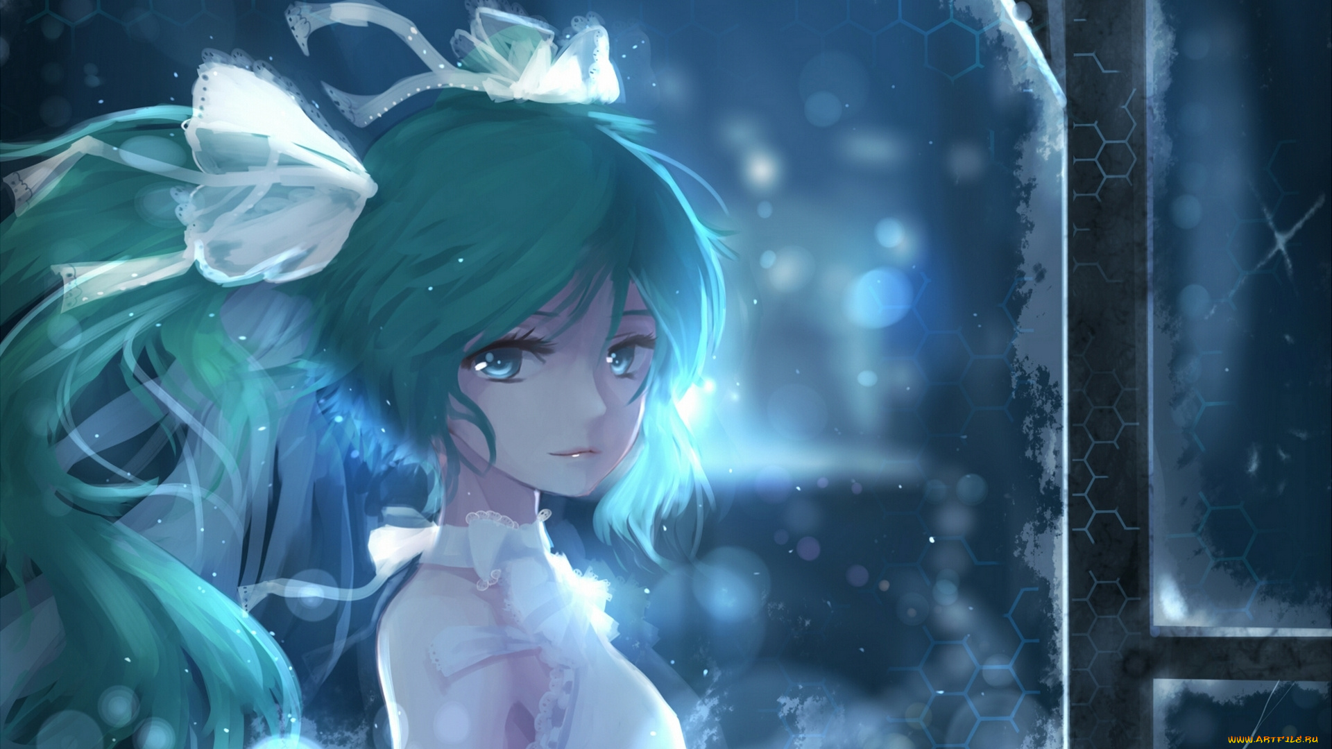 аниме, vocaloid, hatsune, miku, девушка, sen, ya