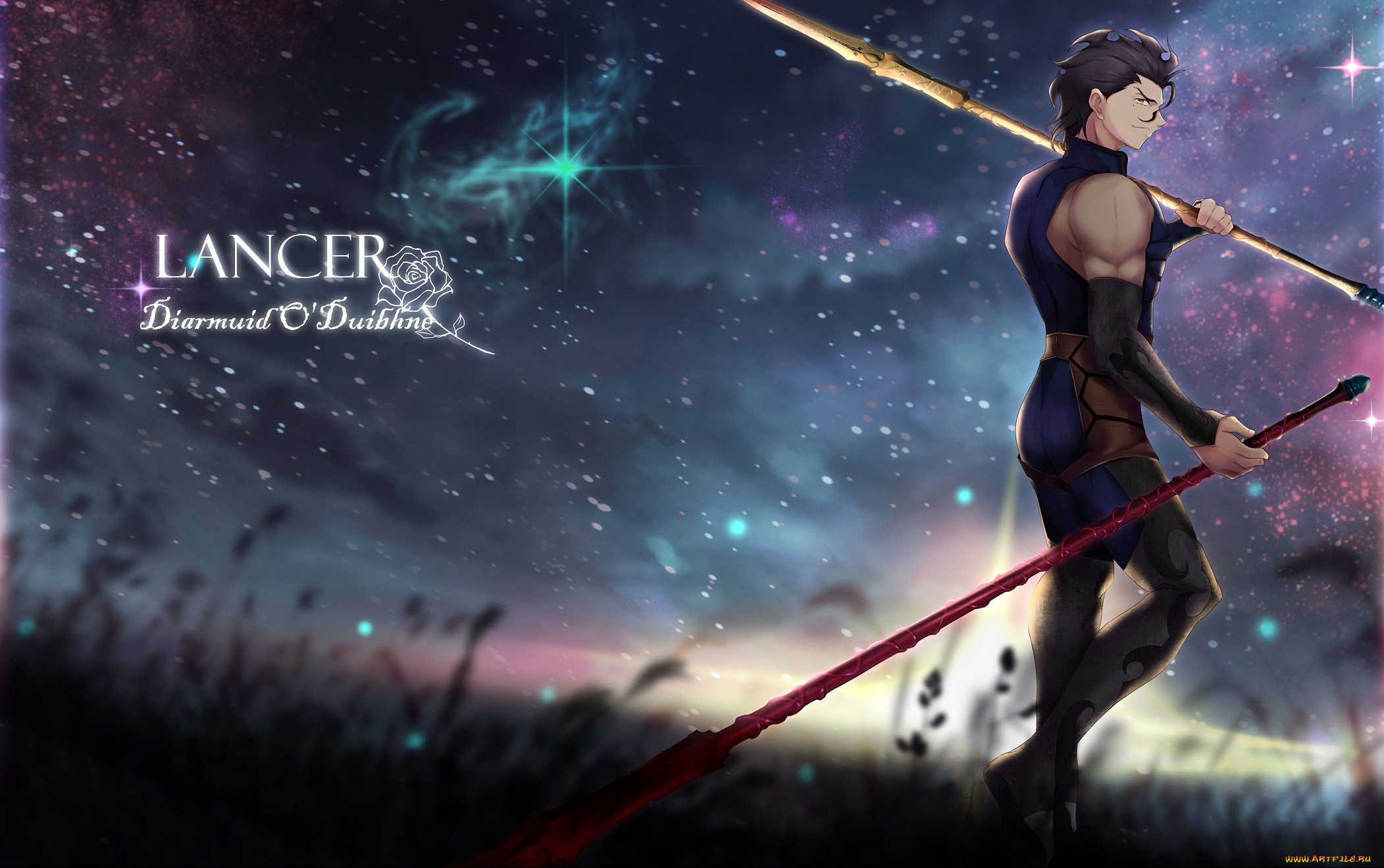 аниме, fate, zero, копейщик, судьба, начало, лансер