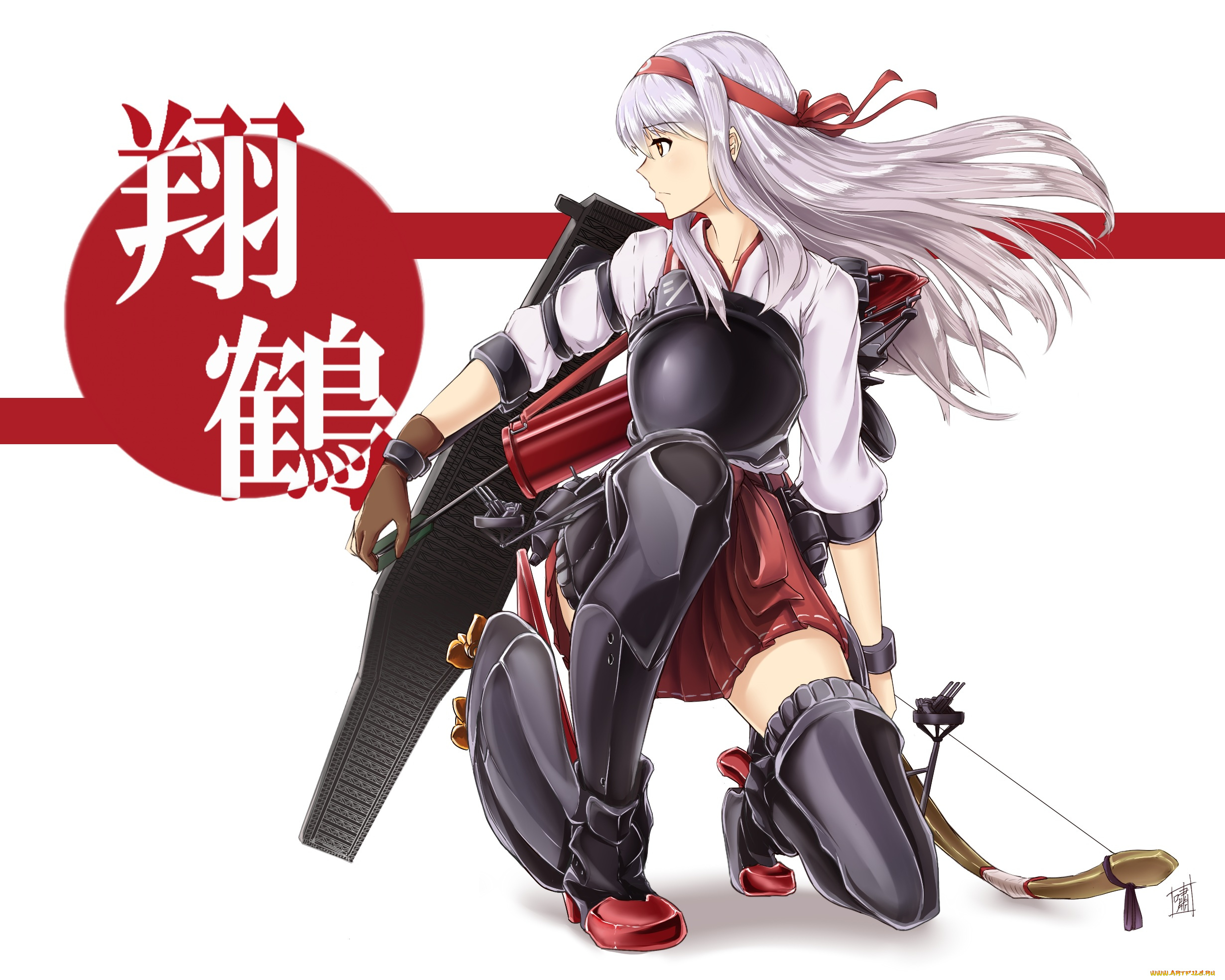 аниме, kantai, collection, kantai, collection, shoukaku, kancolle, shao, newton, арт, девушка