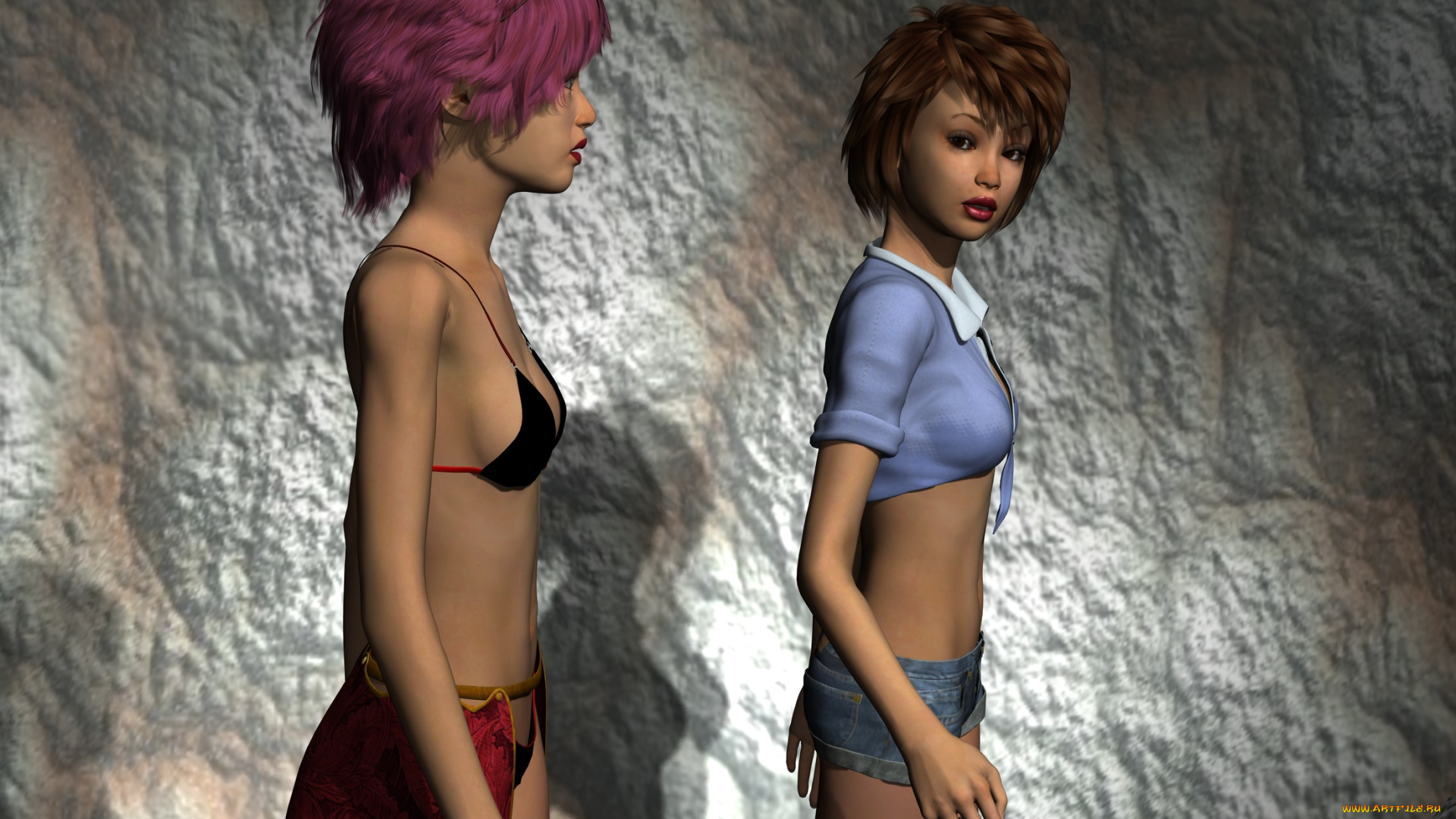 3д, графика, люди, , people, взгляд, девушка, фон