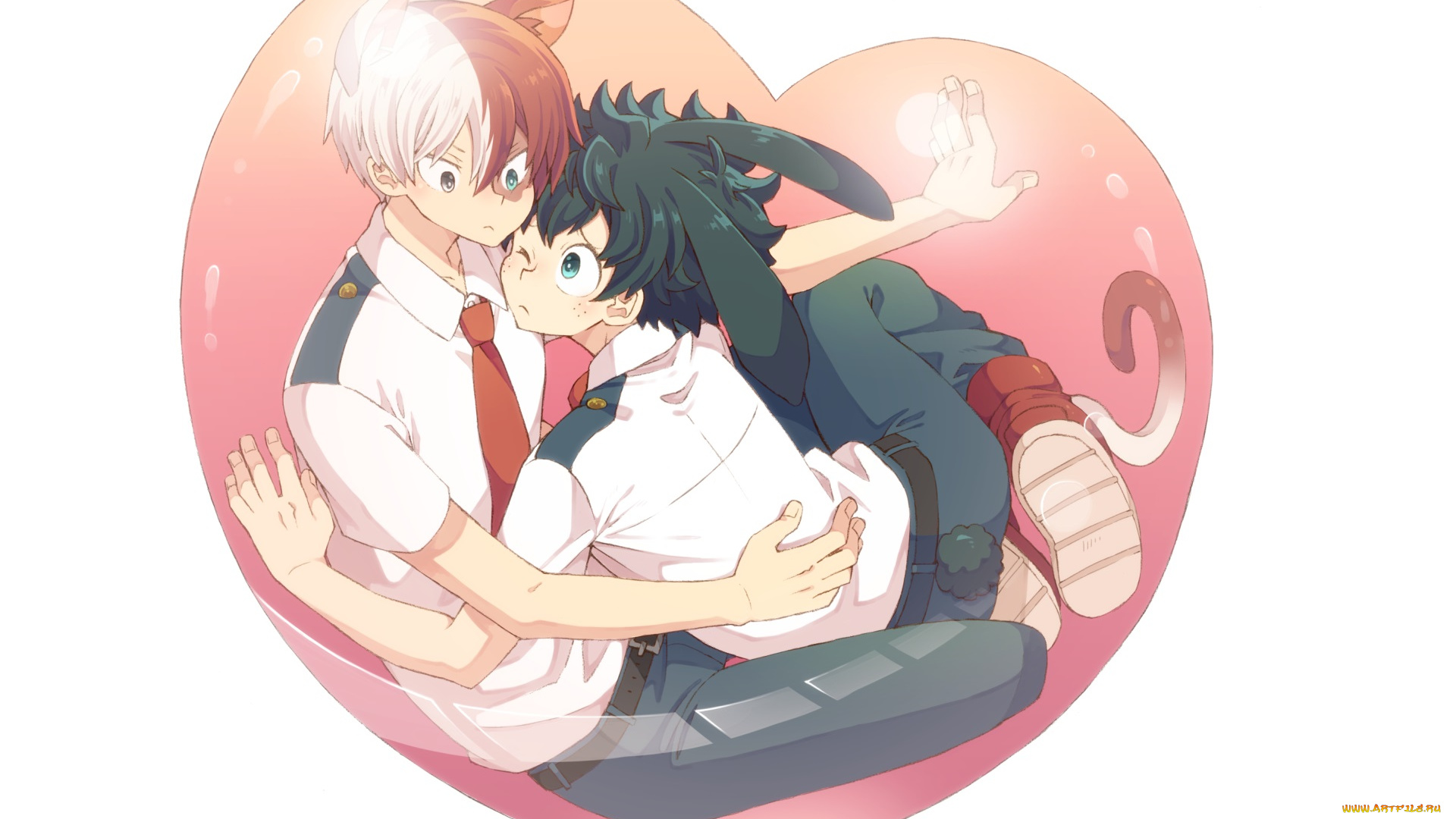 аниме, boku, no, hero, academia, парни