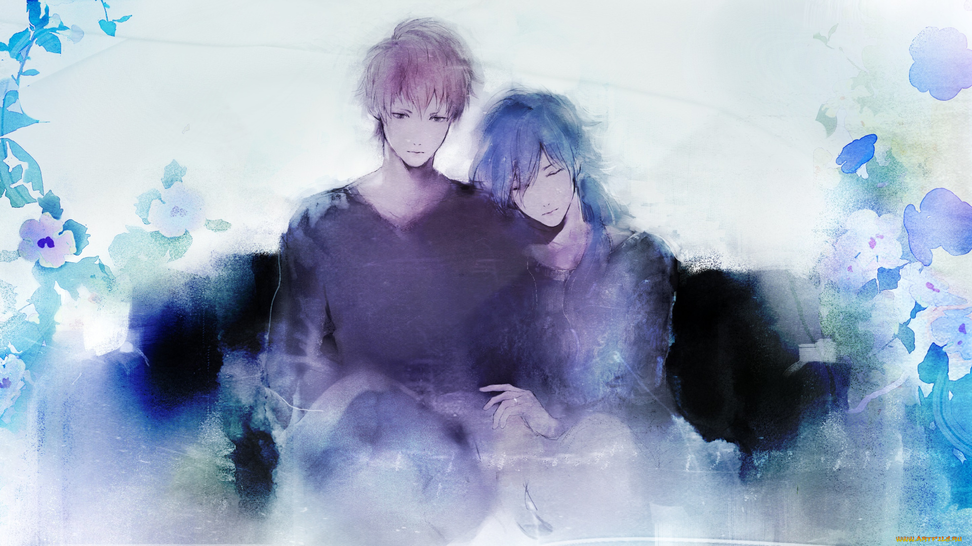 аниме, dramatical, murder, парни