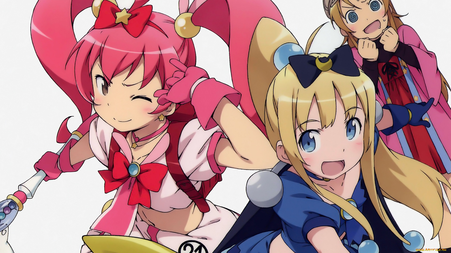 аниме, oreimo, фон, взгляд, девушки