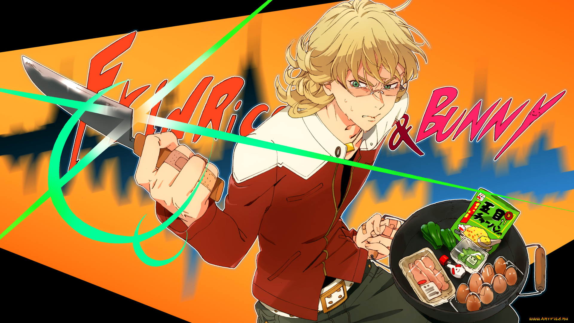 аниме, tiger, and, bunny, барнаби
