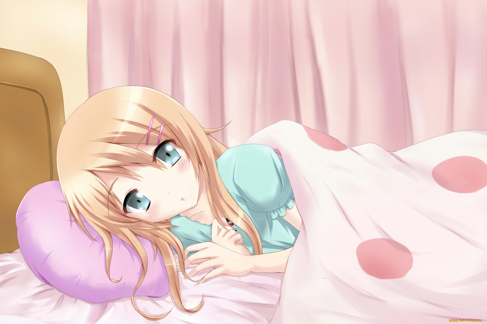 аниме, oreimo, взгляд, девушка, фон