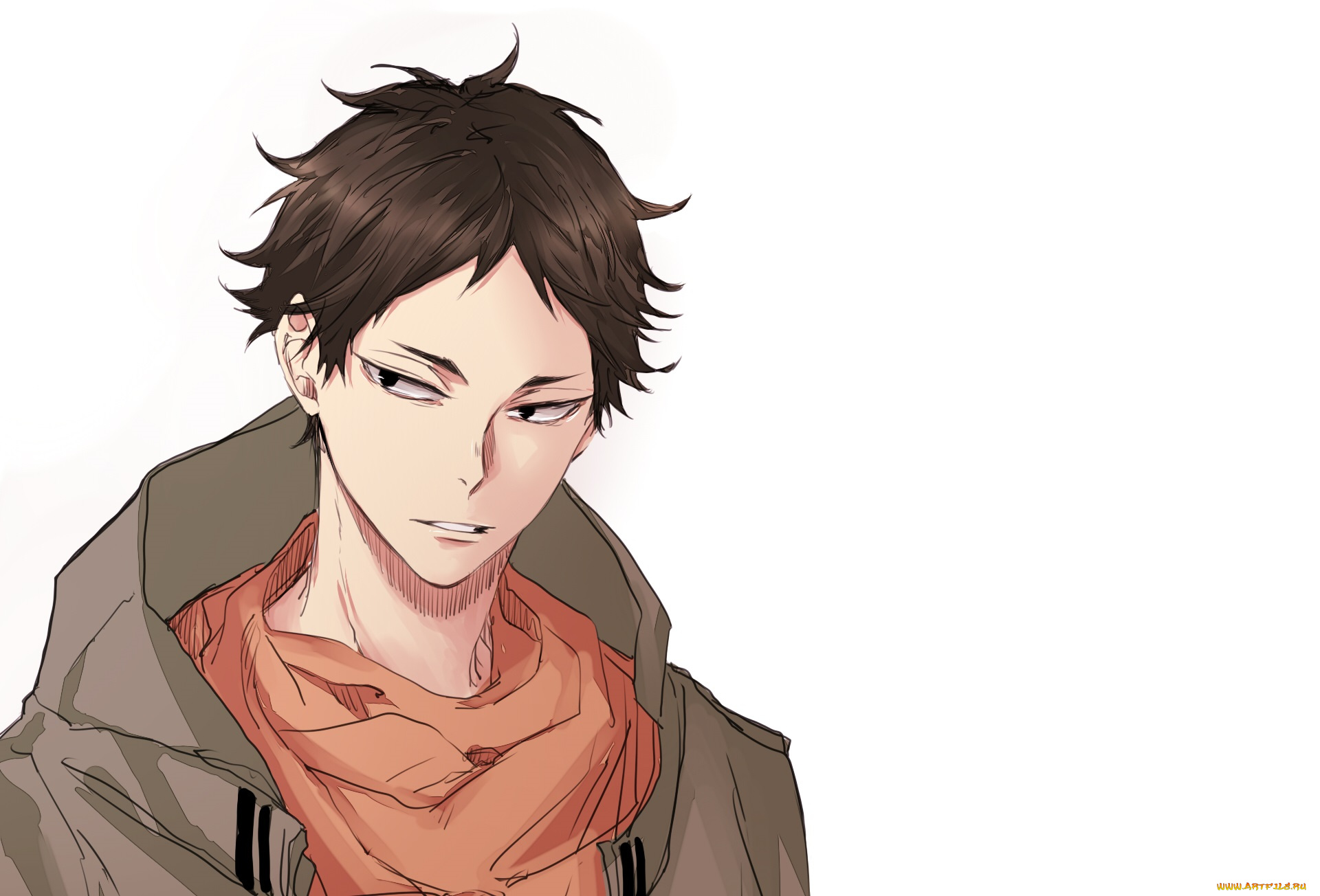 аниме, haikyuu, парень