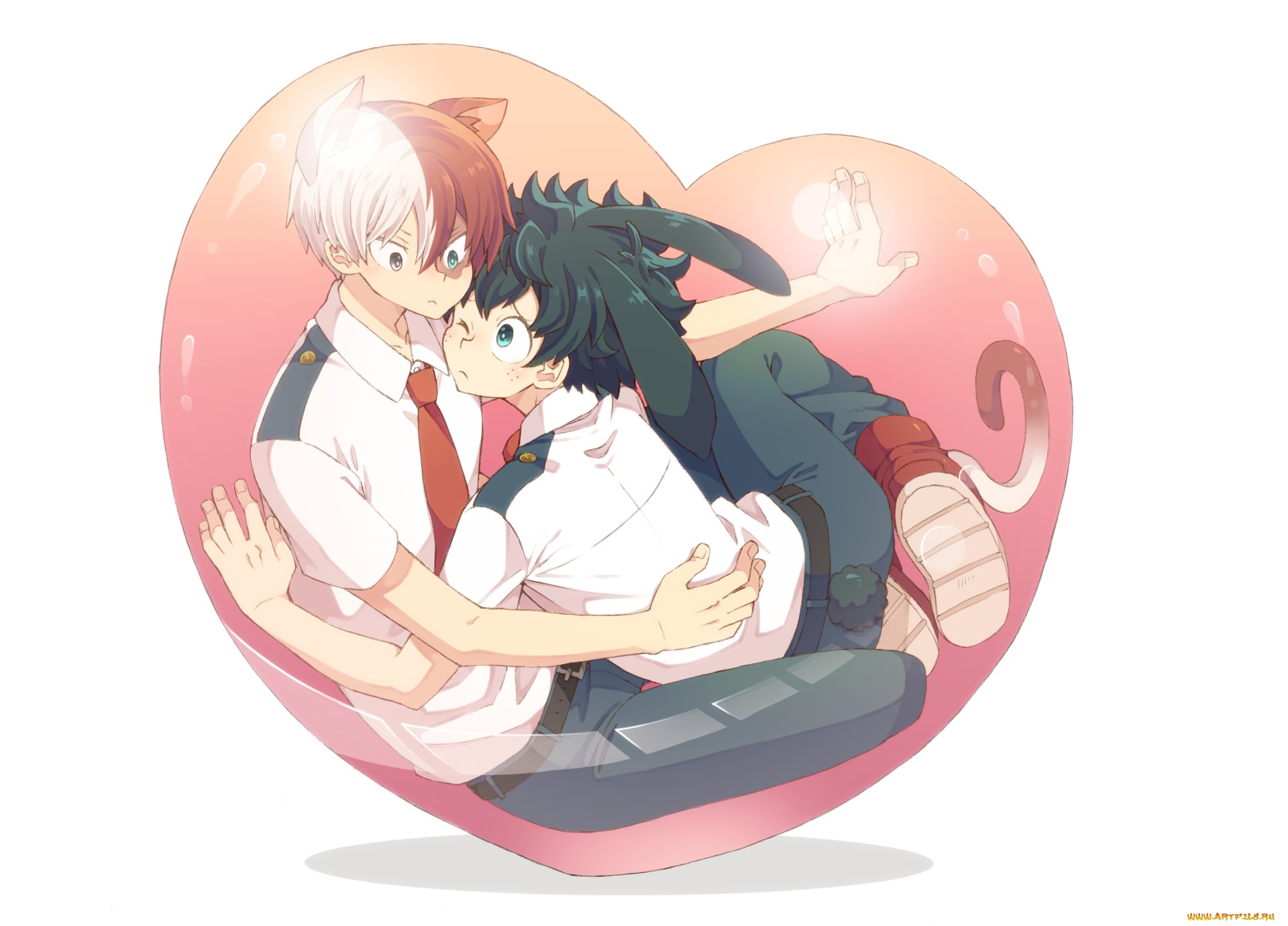 аниме, boku, no, hero, academia, парни