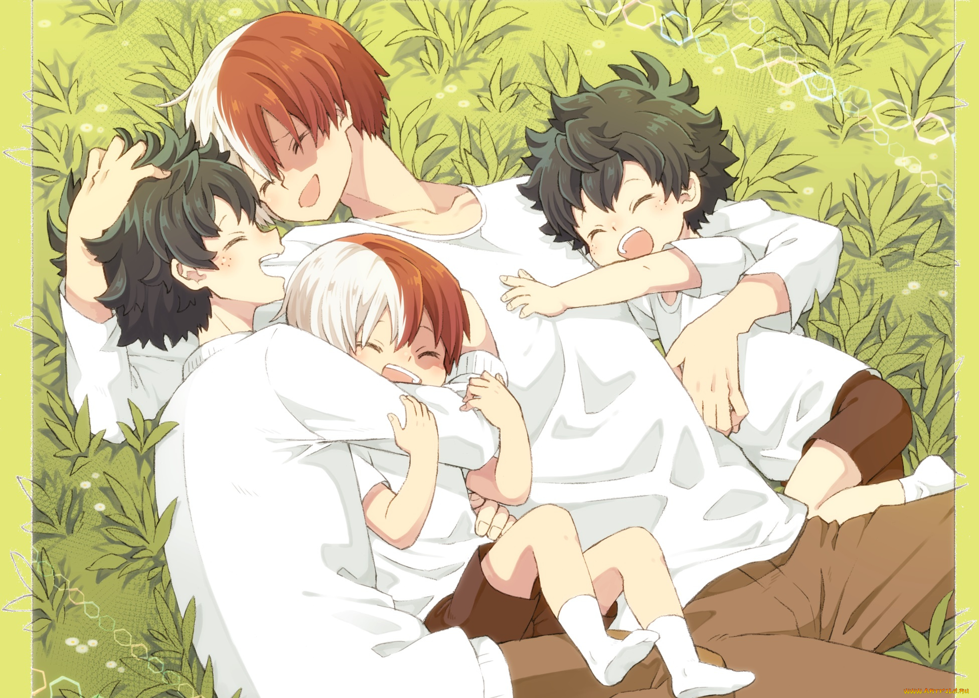 аниме, boku, no, hero, academia, парни, дети