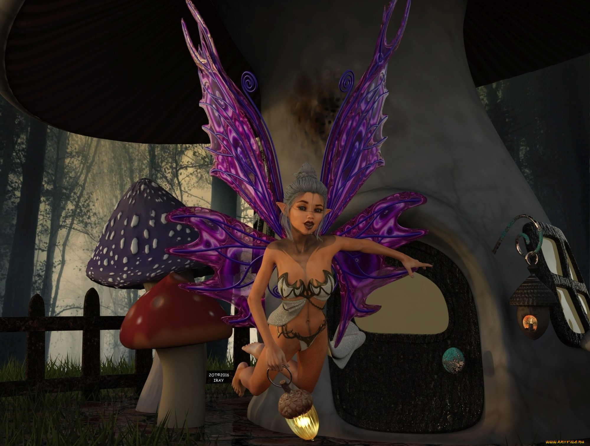 3д, графика, эльфы, , elves, взгляд, эльфийка, фон