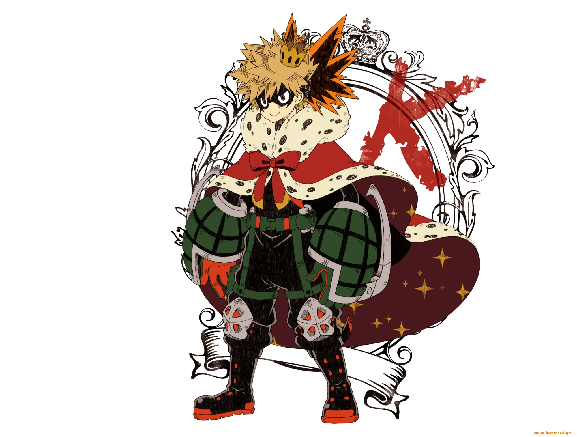 аниме, boku, no, hero, academia, парень