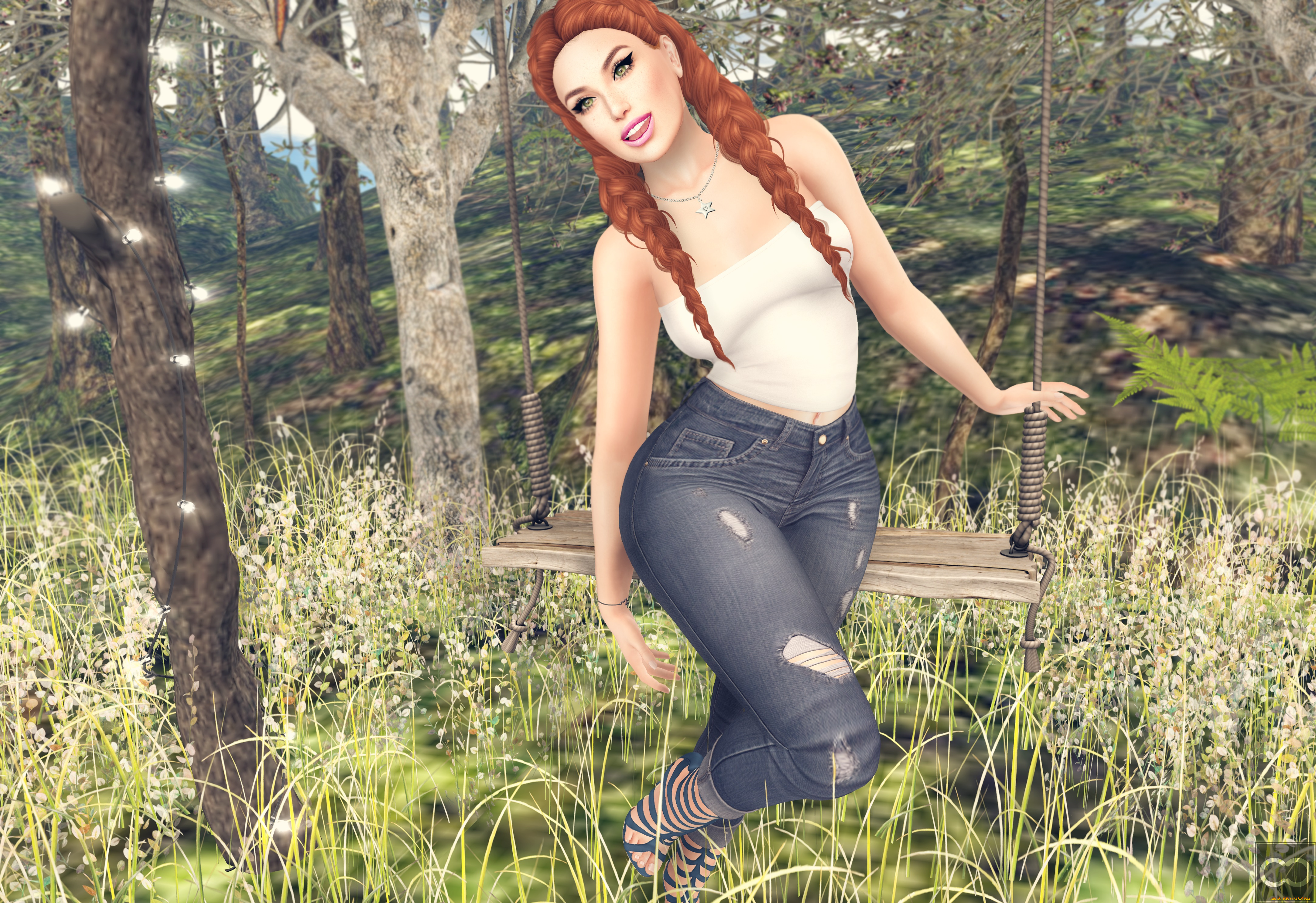 3д, графика, люди, , people, взгляд, девушка, фон