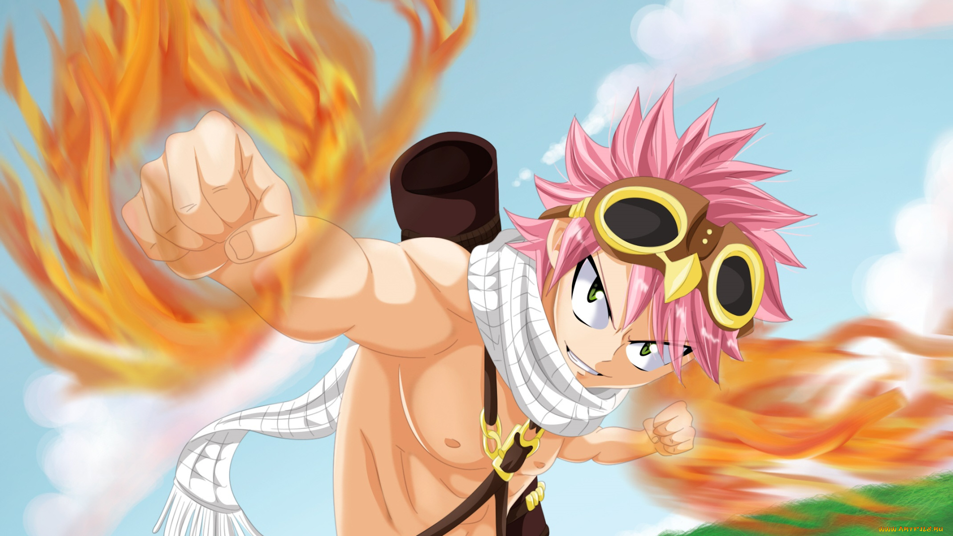 аниме, fairy, tail, хвост, феи