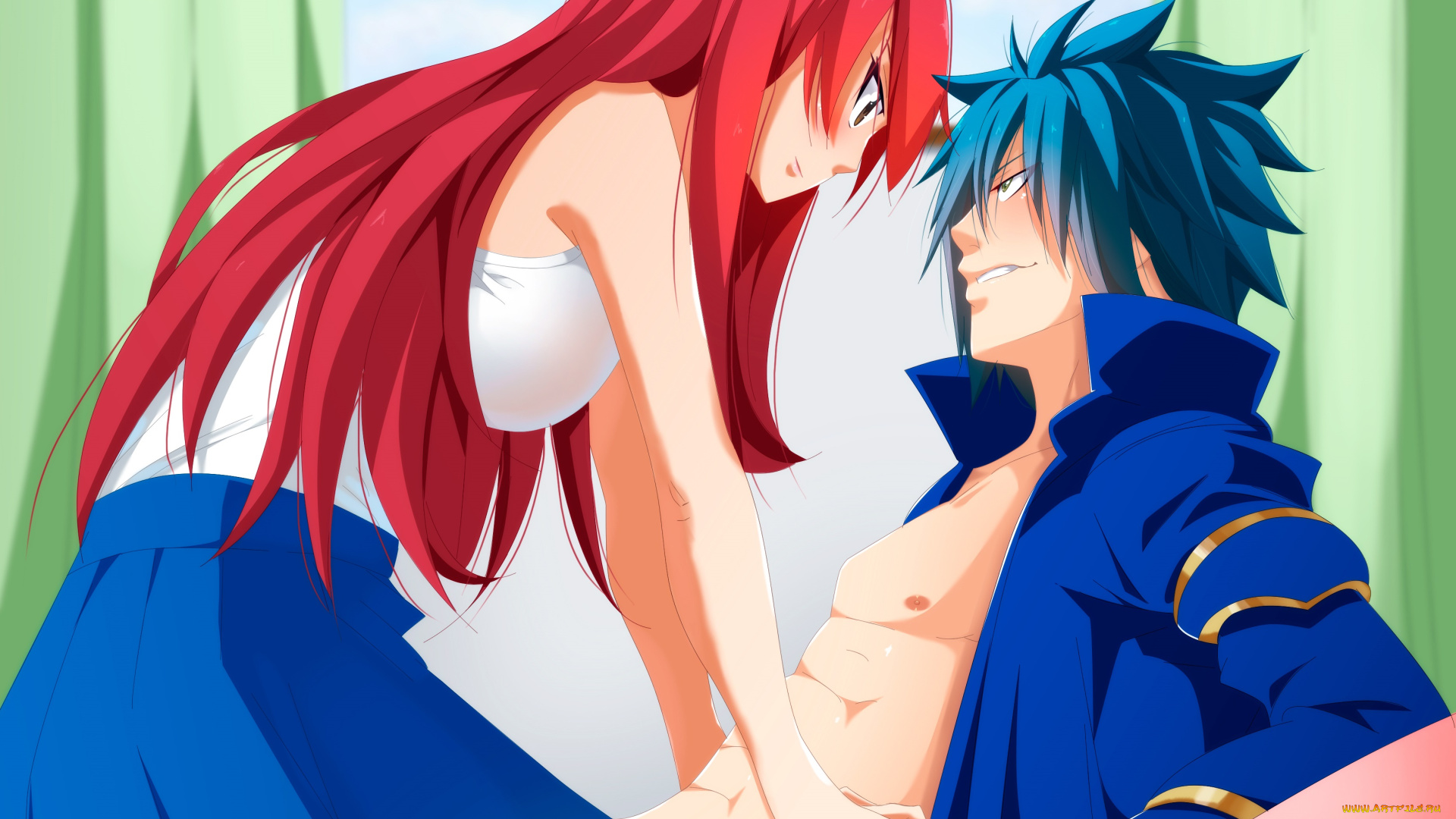 аниме, fairy, tail, хвост, феи