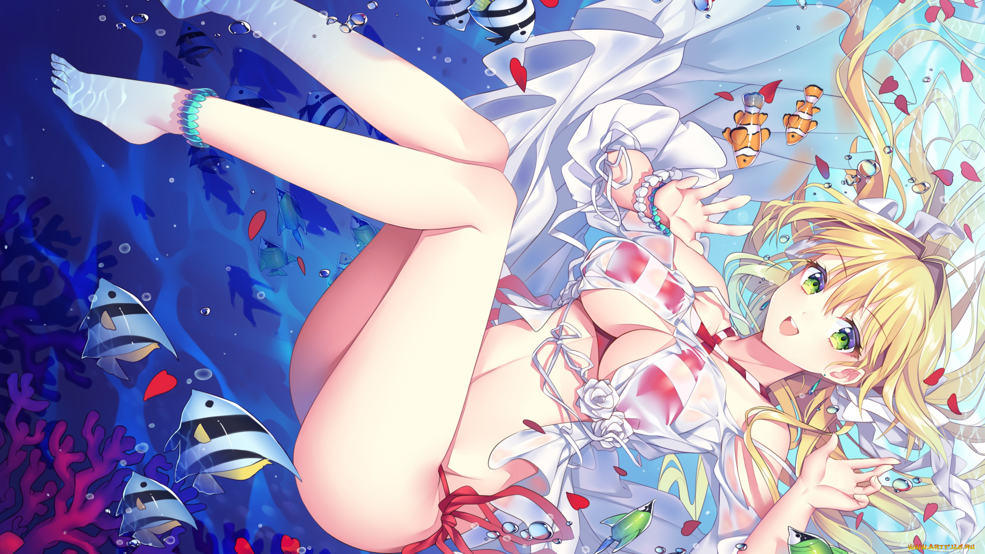 аниме, fate, stay, night, saber, extra