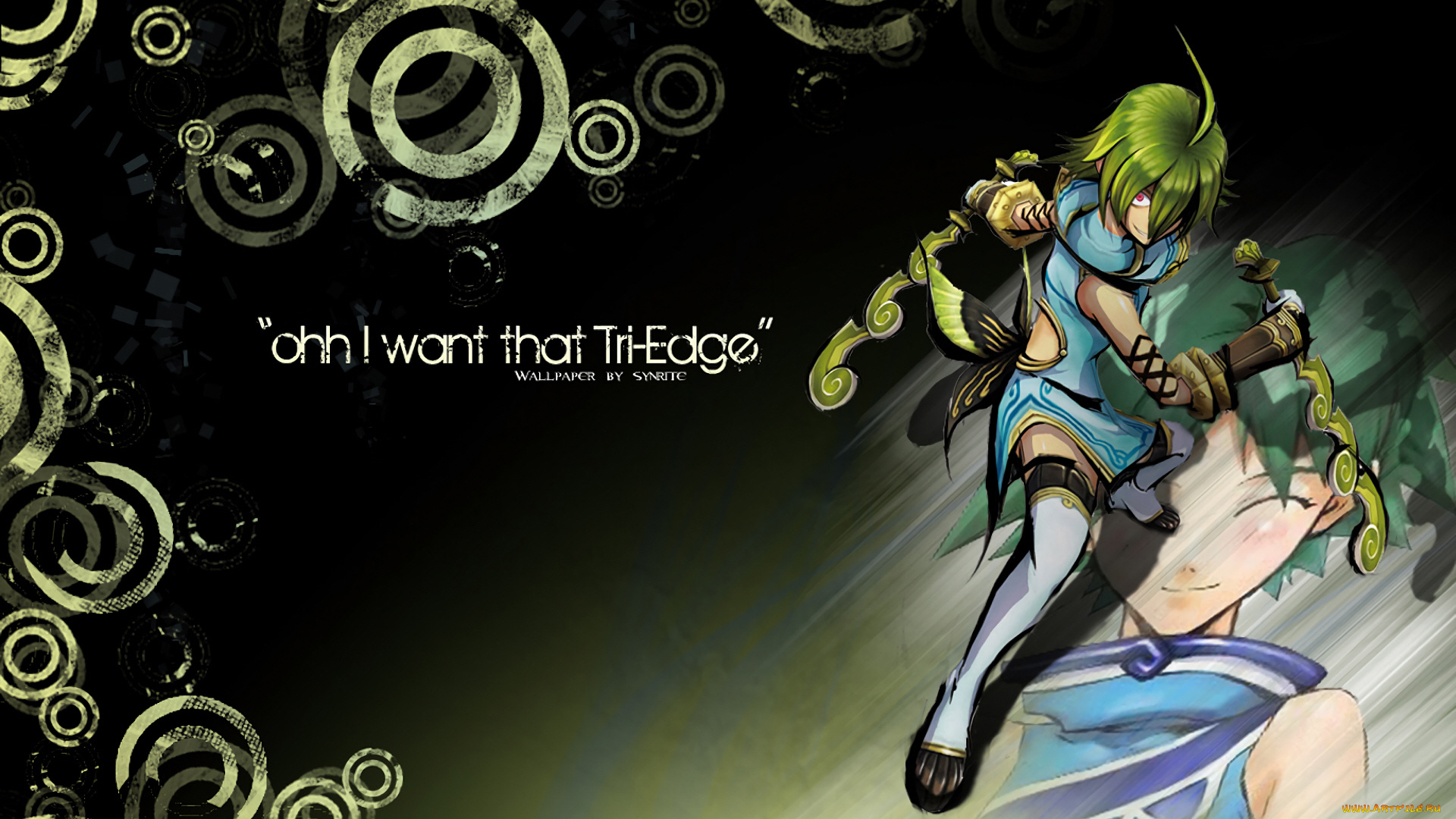 аниме, hack, sign, взгляд