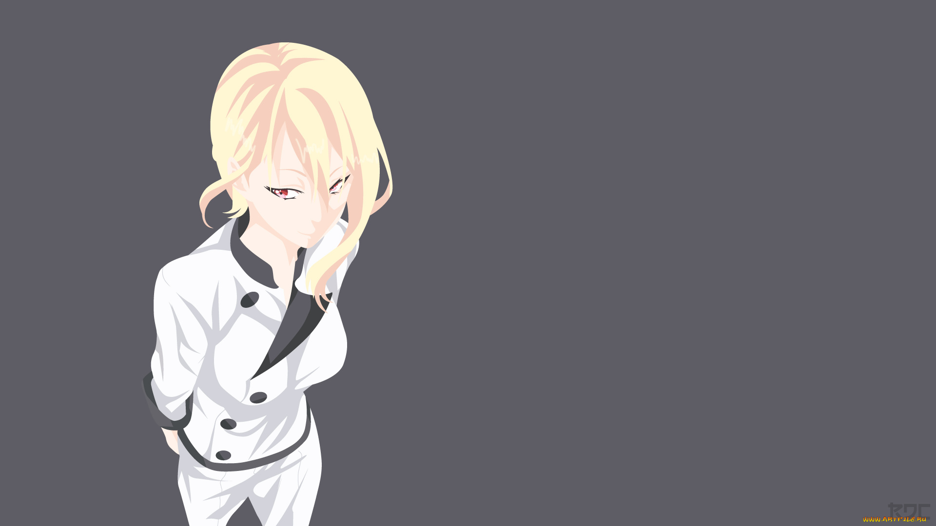 аниме, shokugeki, no, soma, девушка