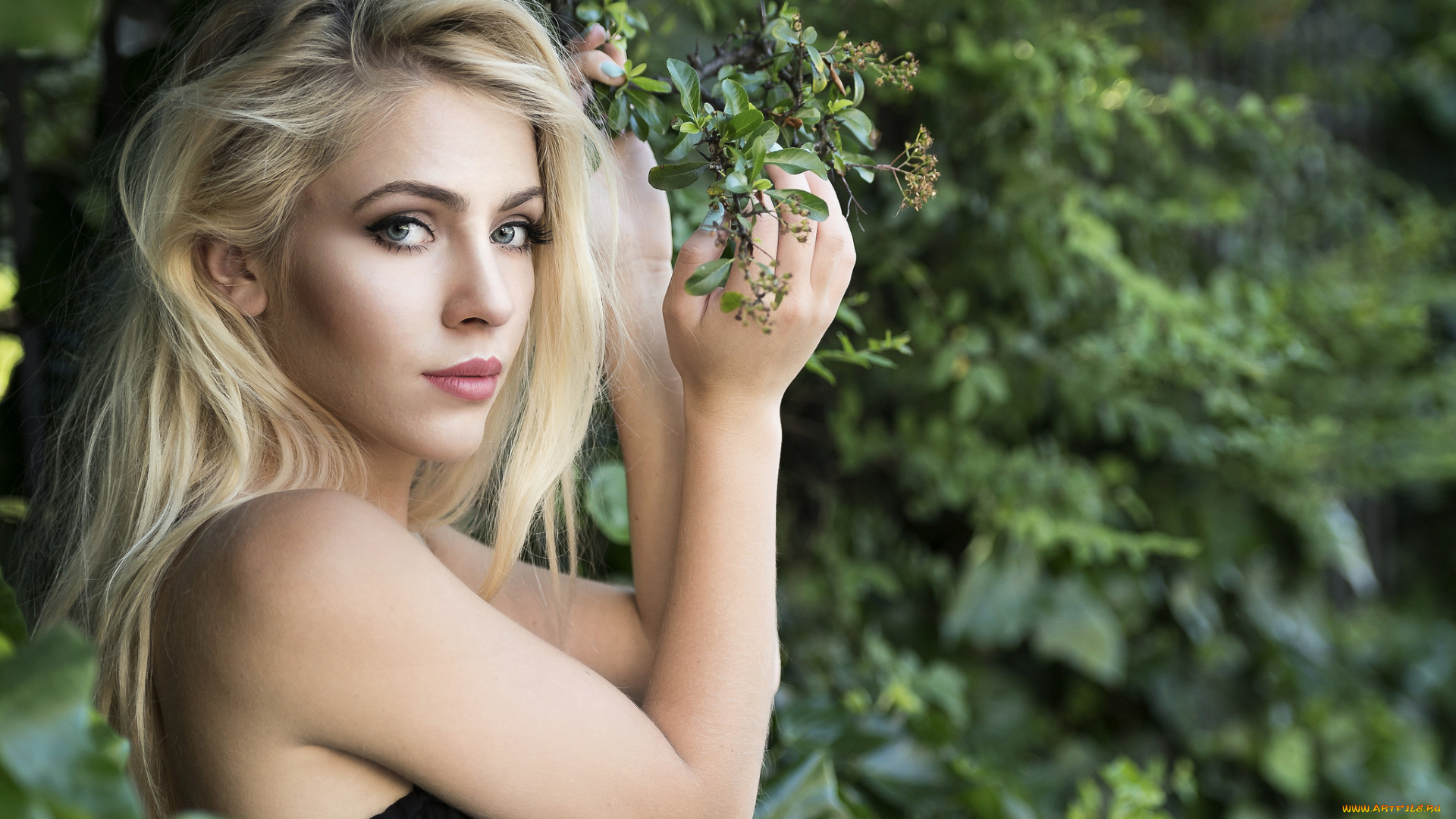 девушки, -unsort, , блондинки, , светловолосые, взгляд, лицо