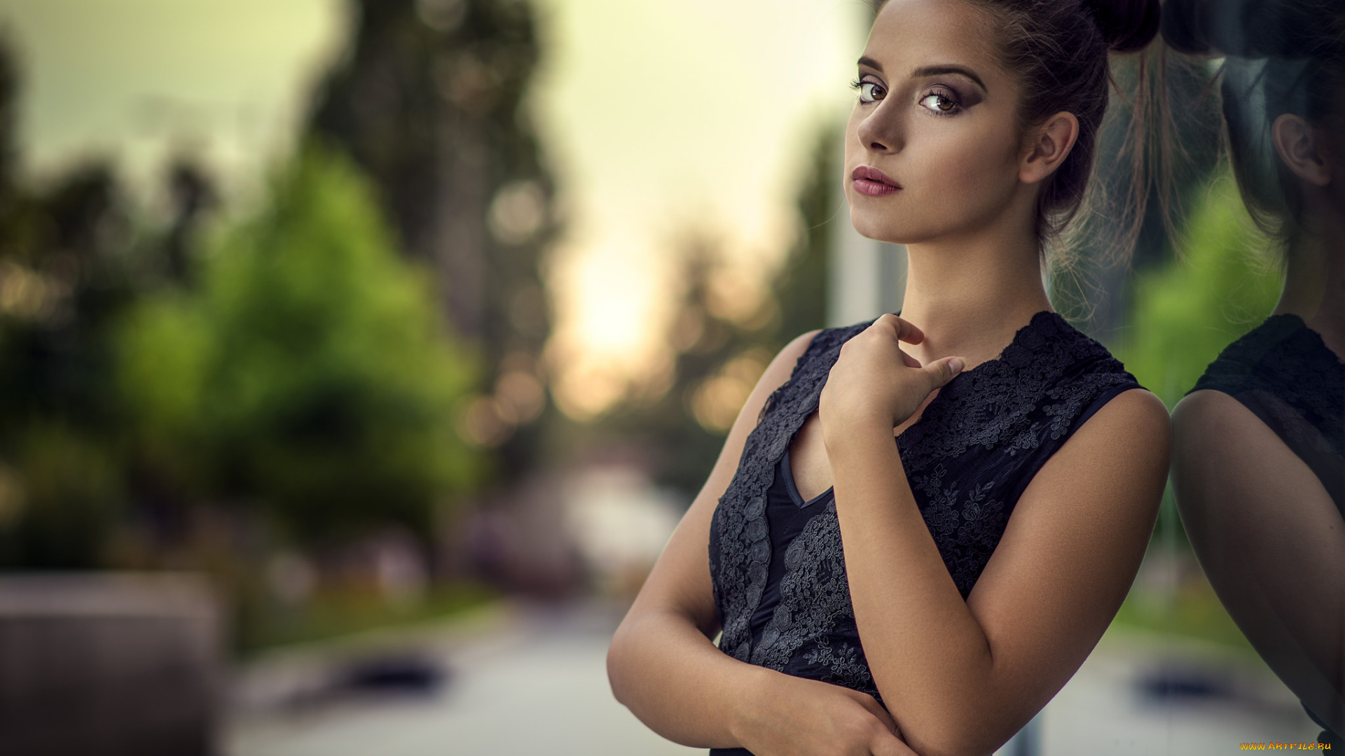 девушки, -unsort, , брюнетки, темноволосые, лицо, взгляд