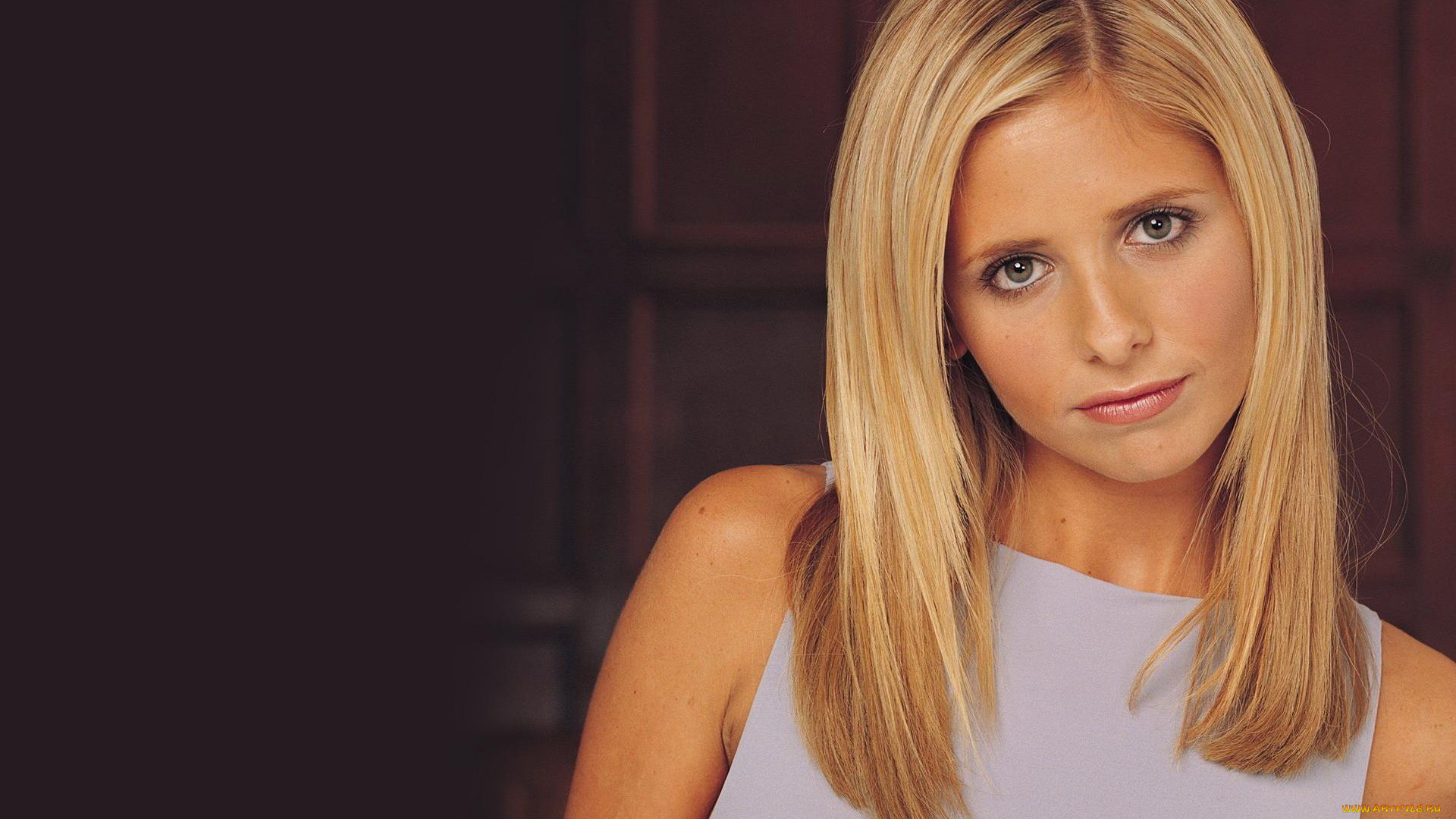 девушки, sarah, michelle, gellar, сара, мишель, геллар, актриса, лицо, блондинка, улыбка