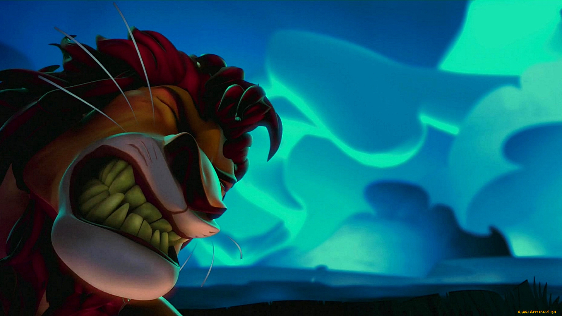 мультфильмы, the, wild, лев, оскал