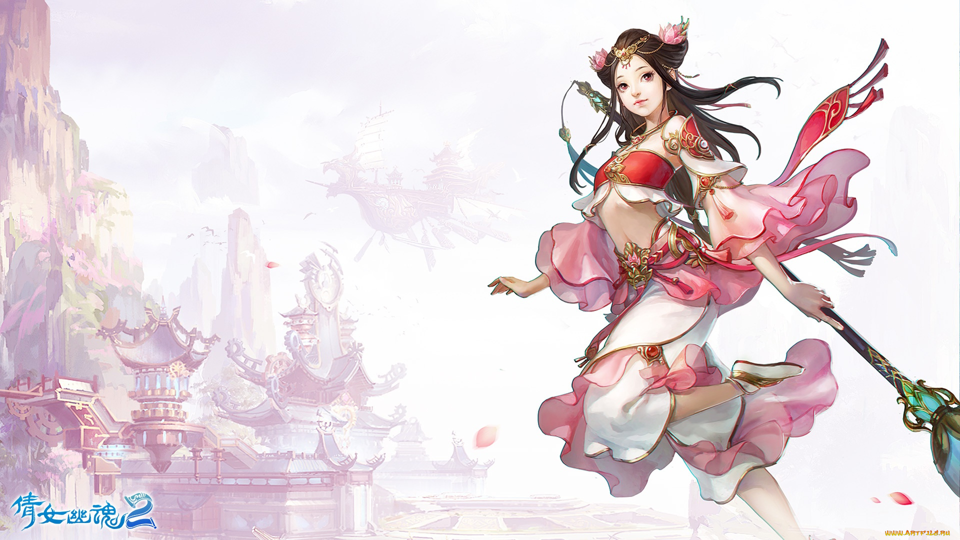 видео, игры, ~~~другое~~~, девушка, магия, игра, маг, посох, история, призрака, 2