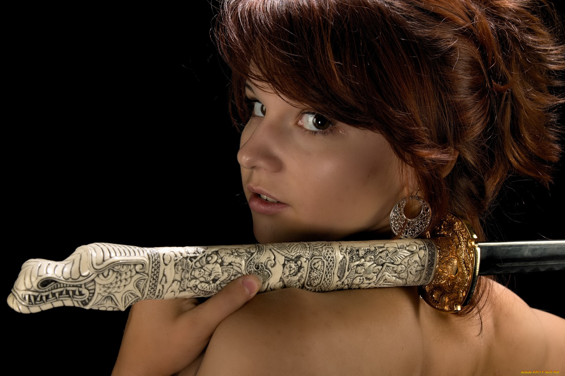 девушки, -unsort, , девушки, с, оружием, лицо, взгляд