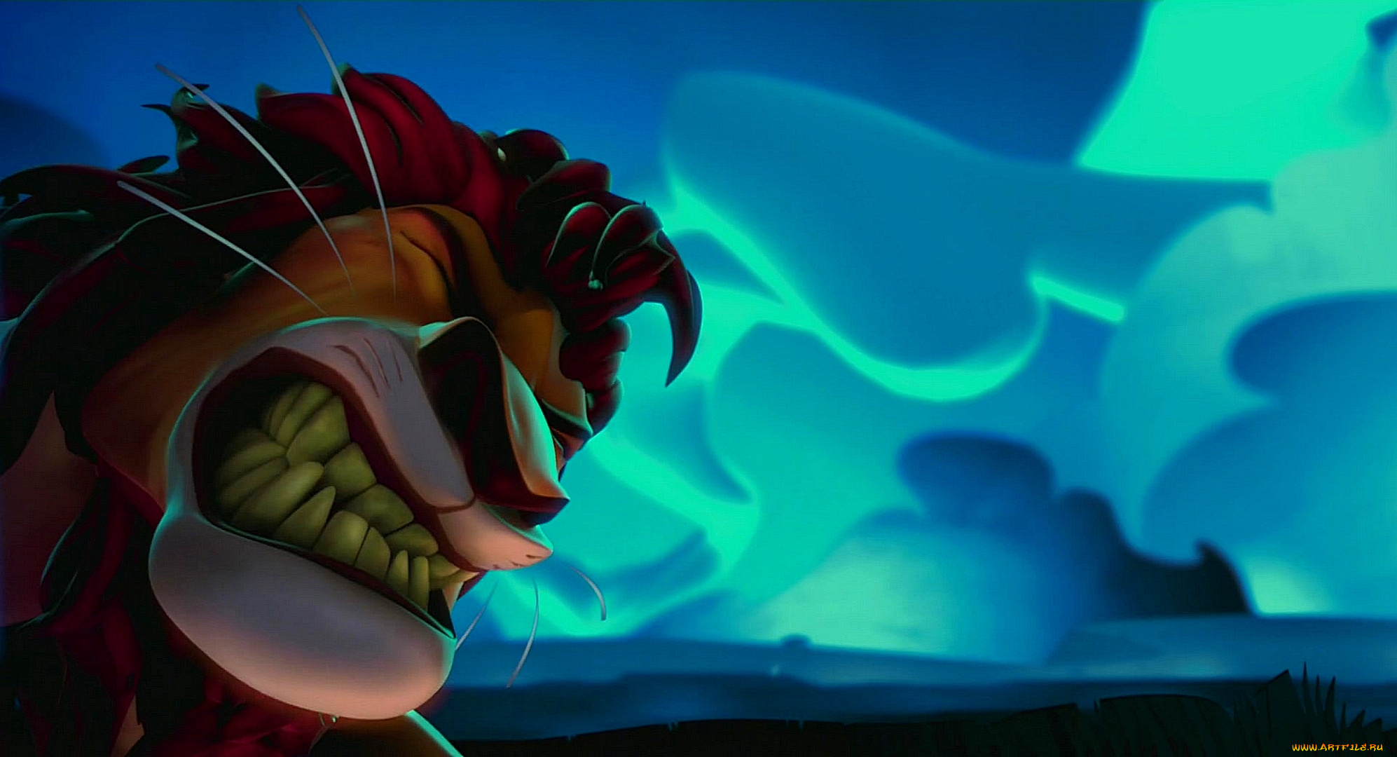 мультфильмы, the, wild, лев, оскал