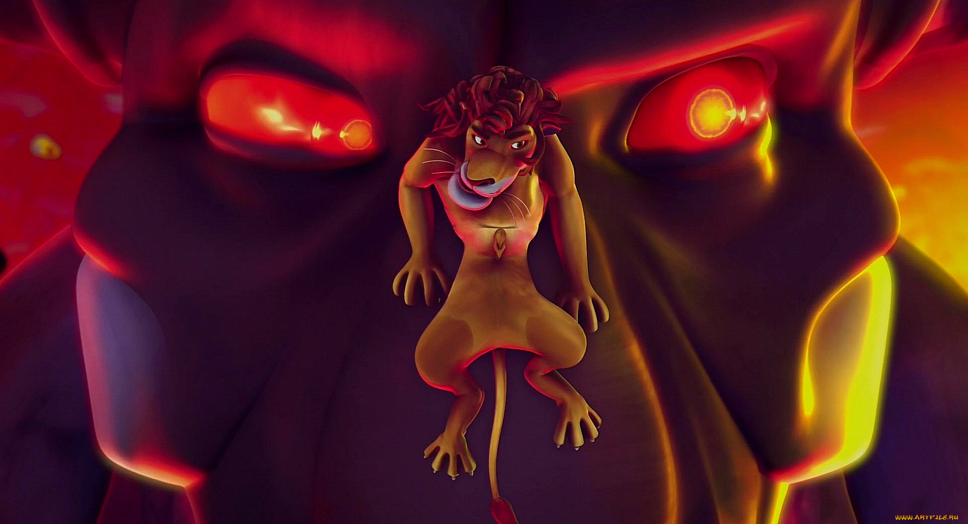мультфильмы, the, wild, лев, существо