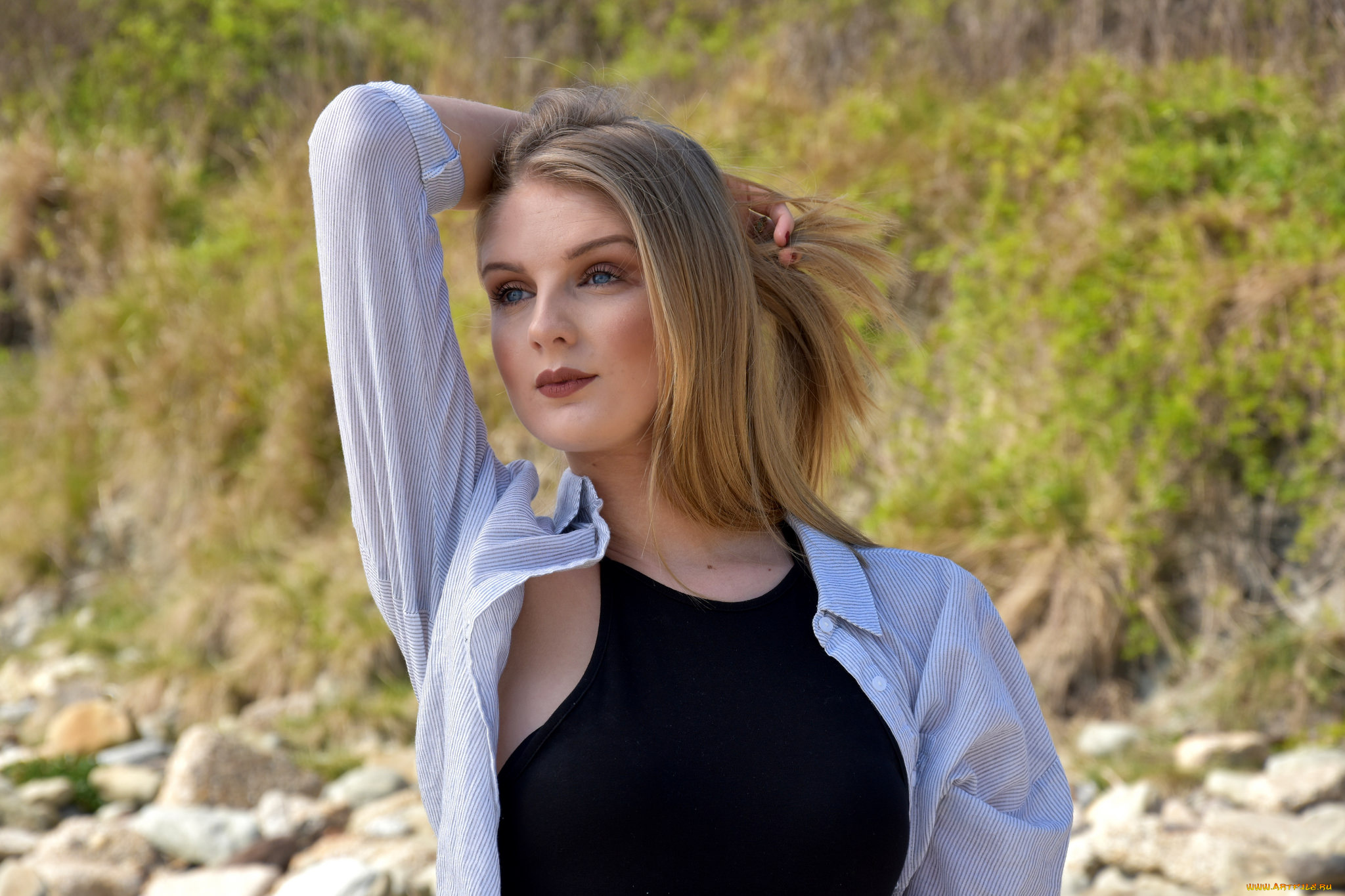 девушки, -unsort, , блондинки, , светловолосые, взгляд, лицо