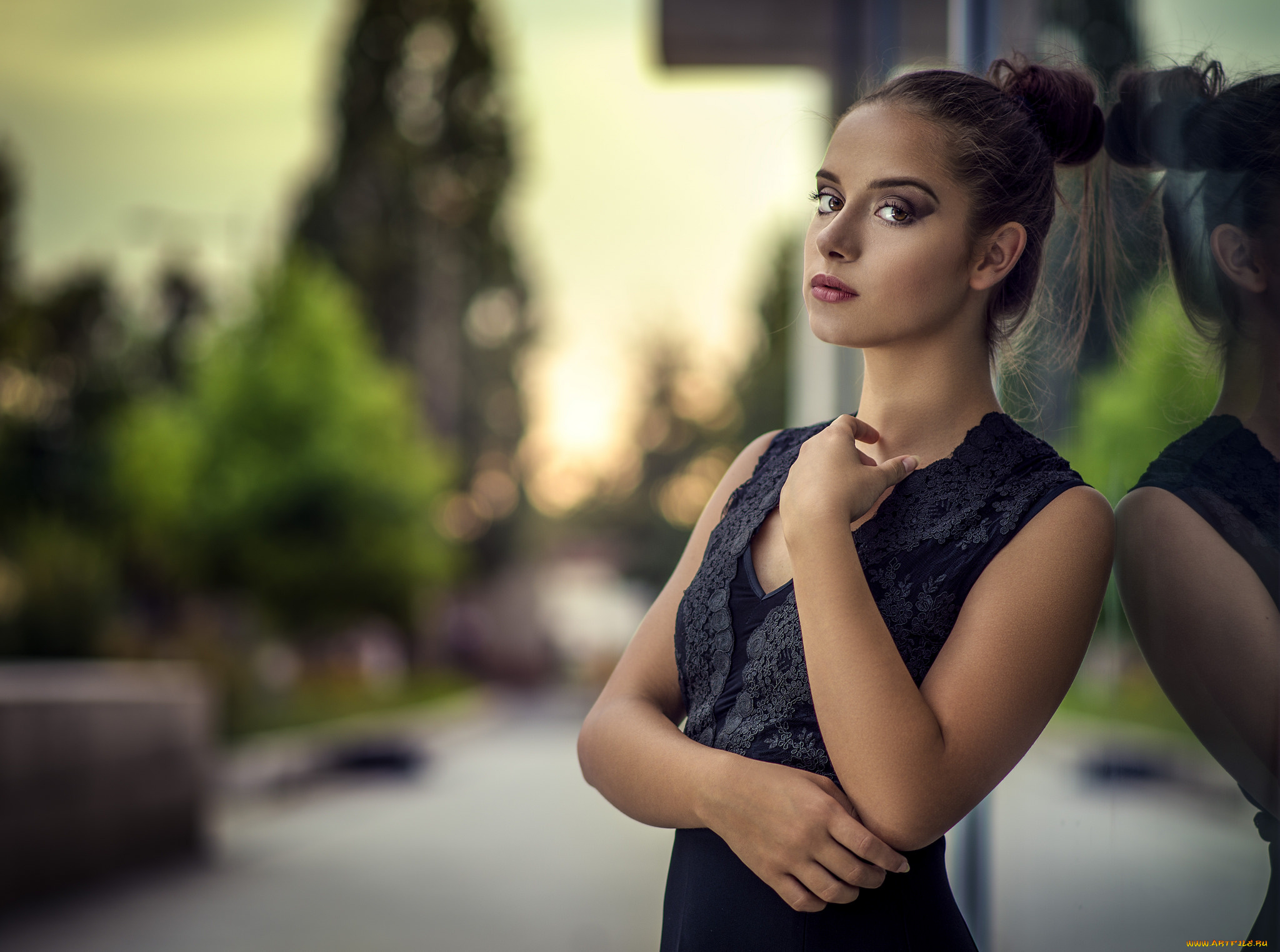 девушки, -unsort, , брюнетки, темноволосые, лицо, взгляд