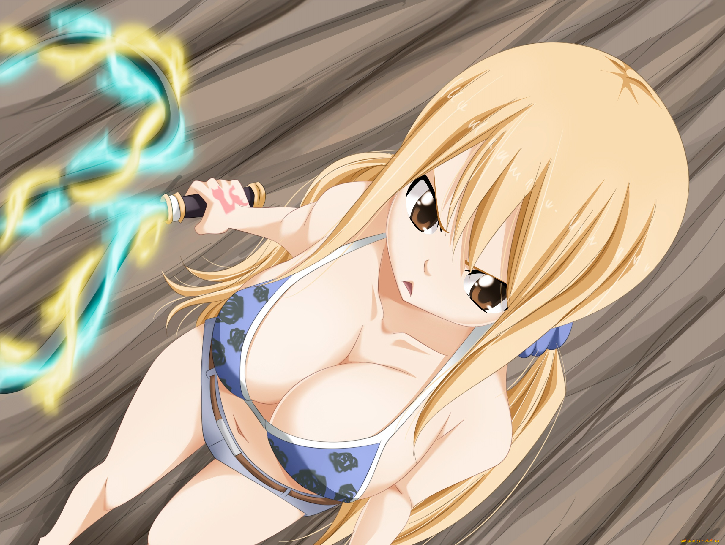 аниме, fairy, tail, люси