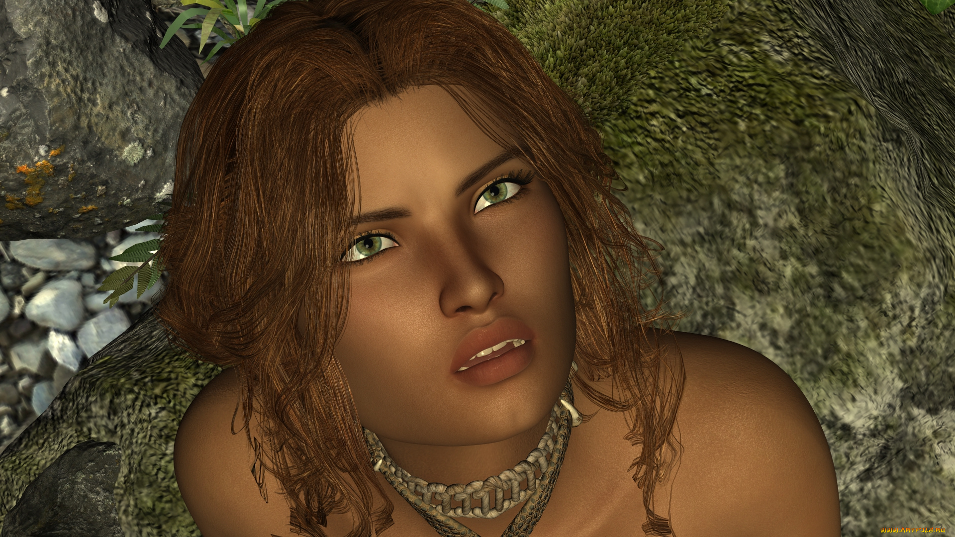 3д, графика, портрет, , portraits, девушка, фон, взгляд