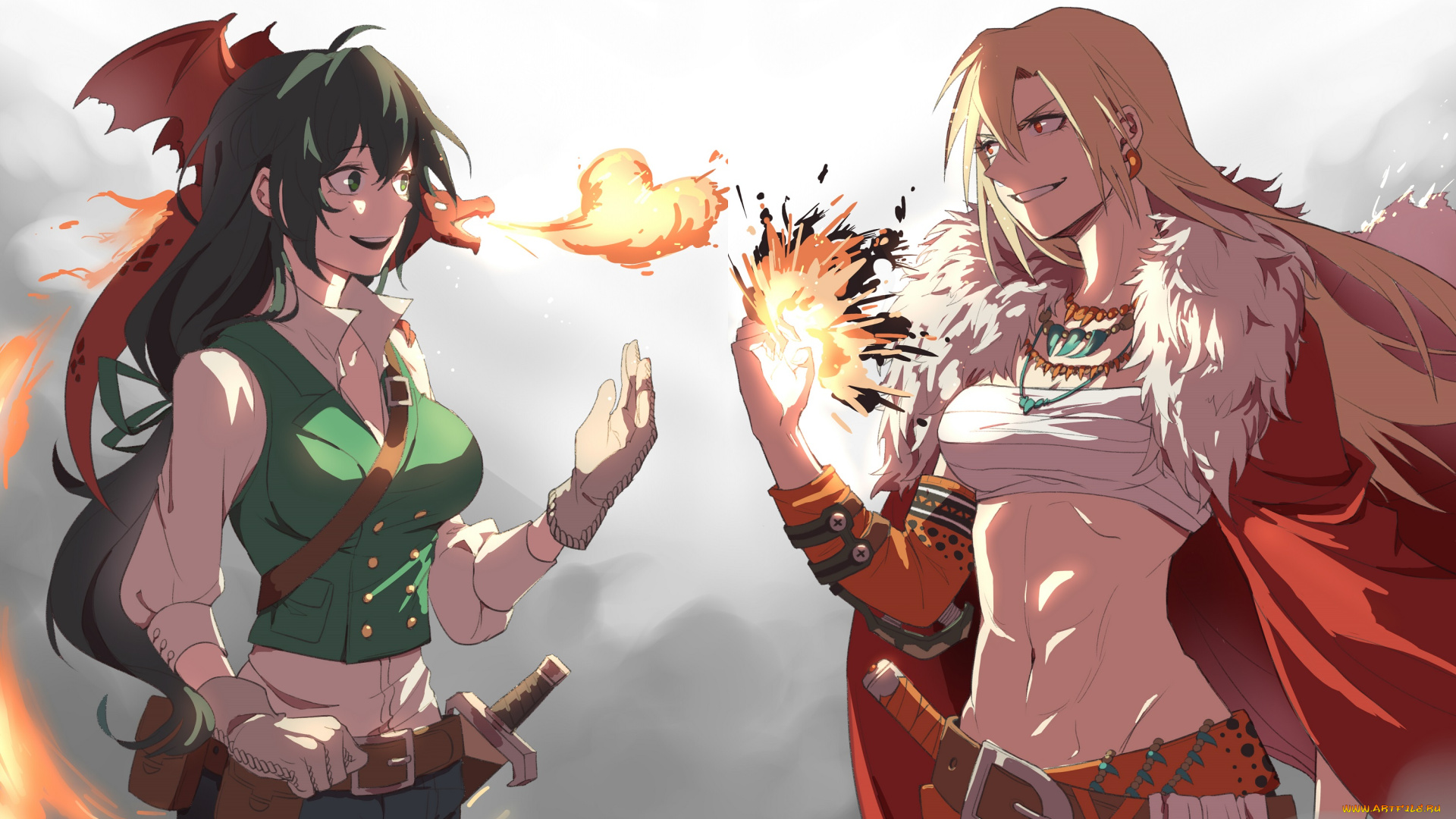 аниме, boku, no, hero, academia, девушки, изуку, катсуки