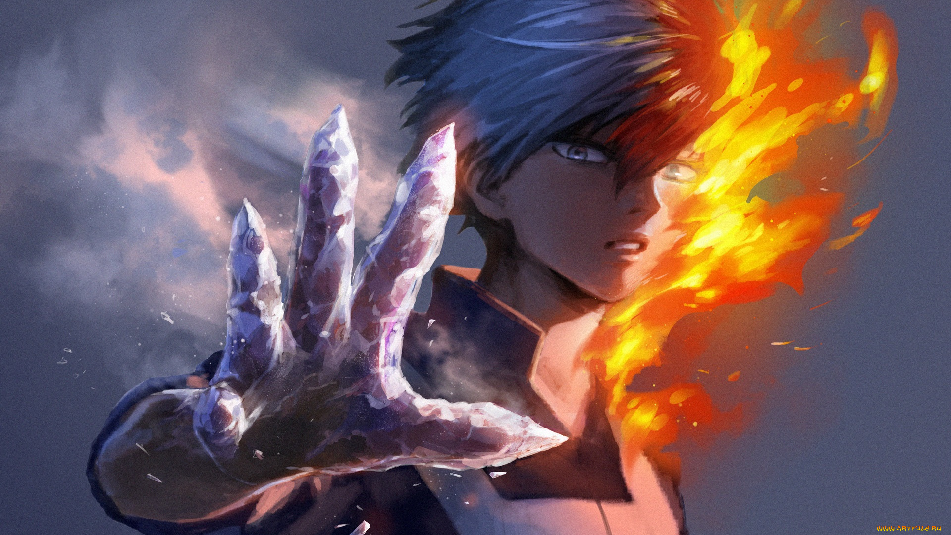 аниме, boku, no, hero, academia, парень