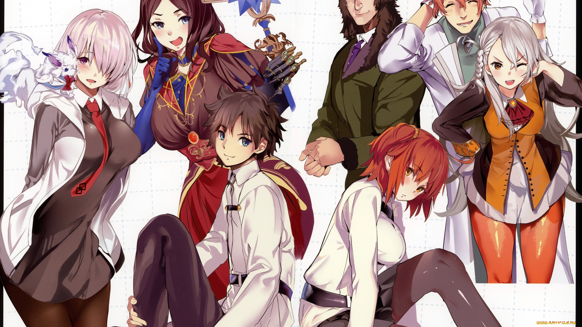 аниме, fate, stay, night, судьба, великая, кампания