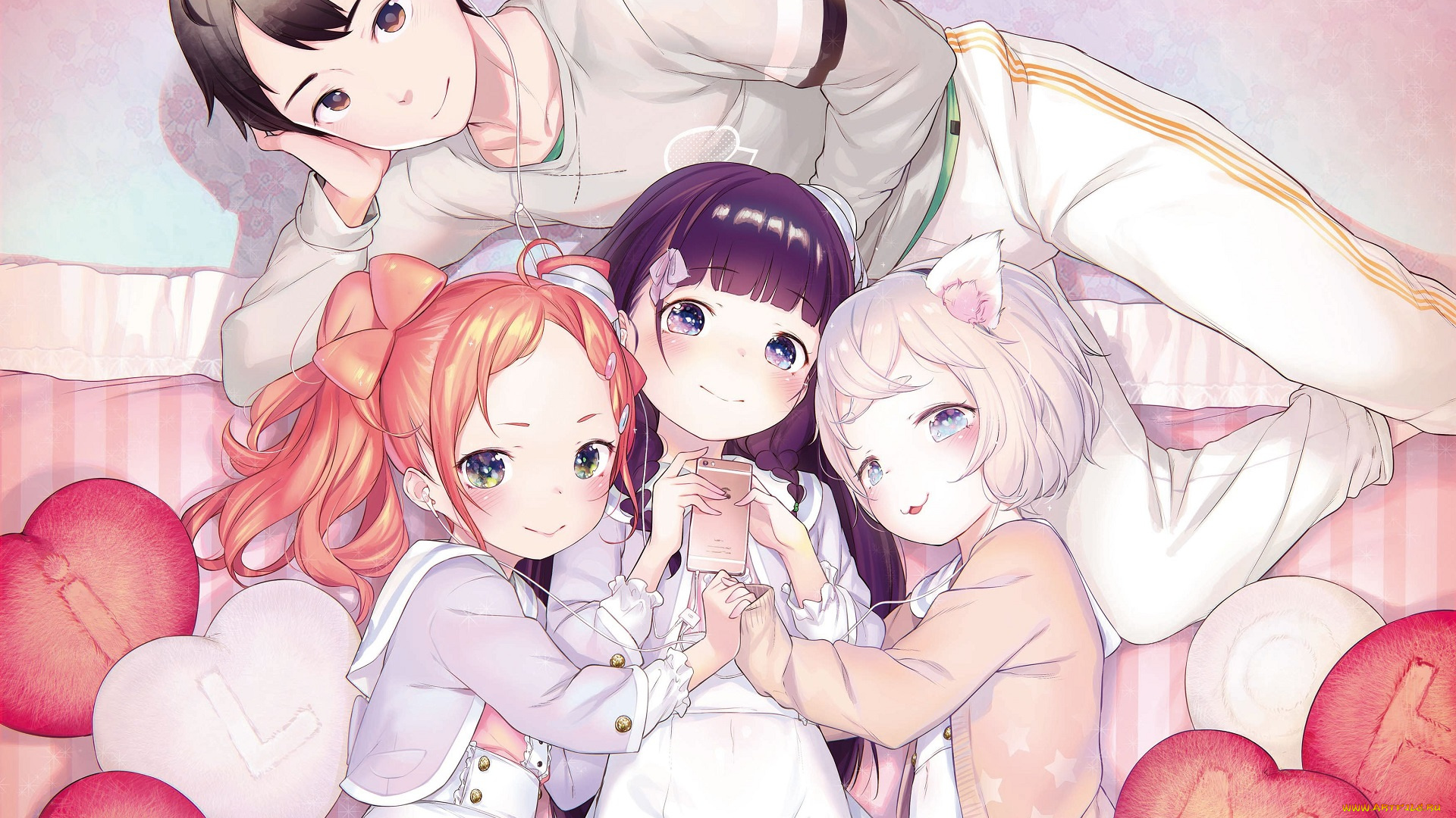 аниме, kyou, kara, ore, wa, loli, no, himo, девочки, парень