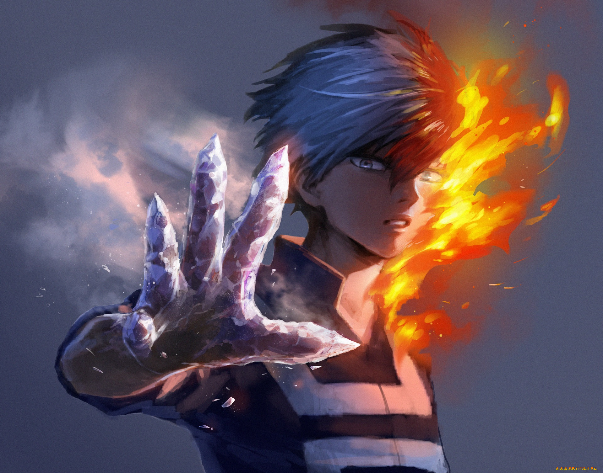 аниме, boku, no, hero, academia, парень