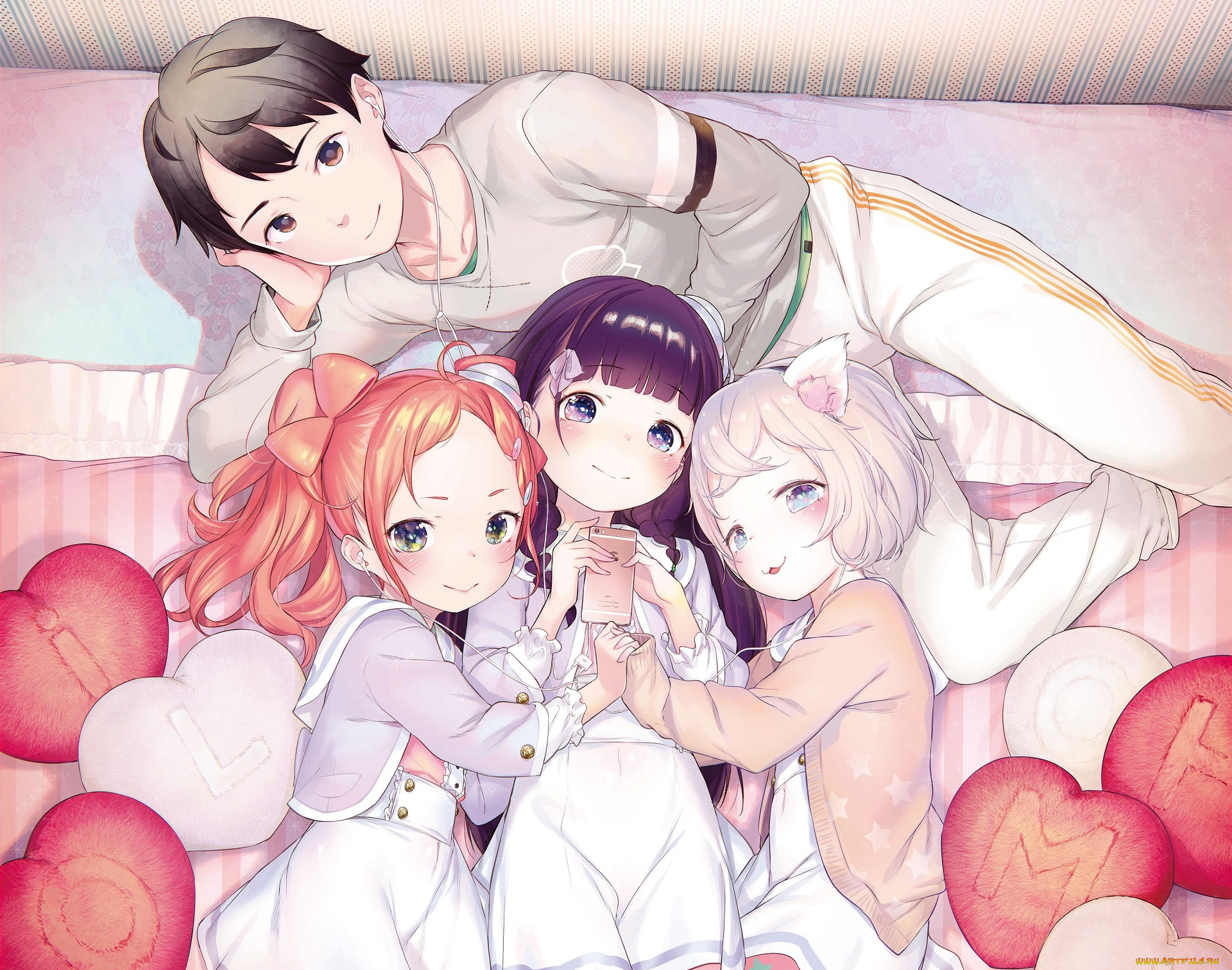 аниме, kyou, kara, ore, wa, loli, no, himo, девочки, парень