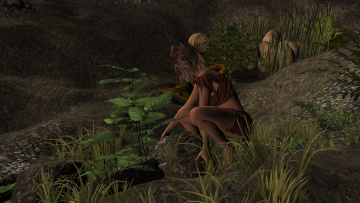 Картинка 3д+графика фантазия+ fantasy взгляд девушка фон