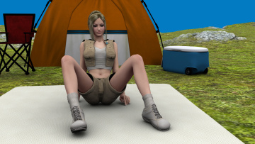 Картинка 3д+графика люди+ people фон взгляд девушка