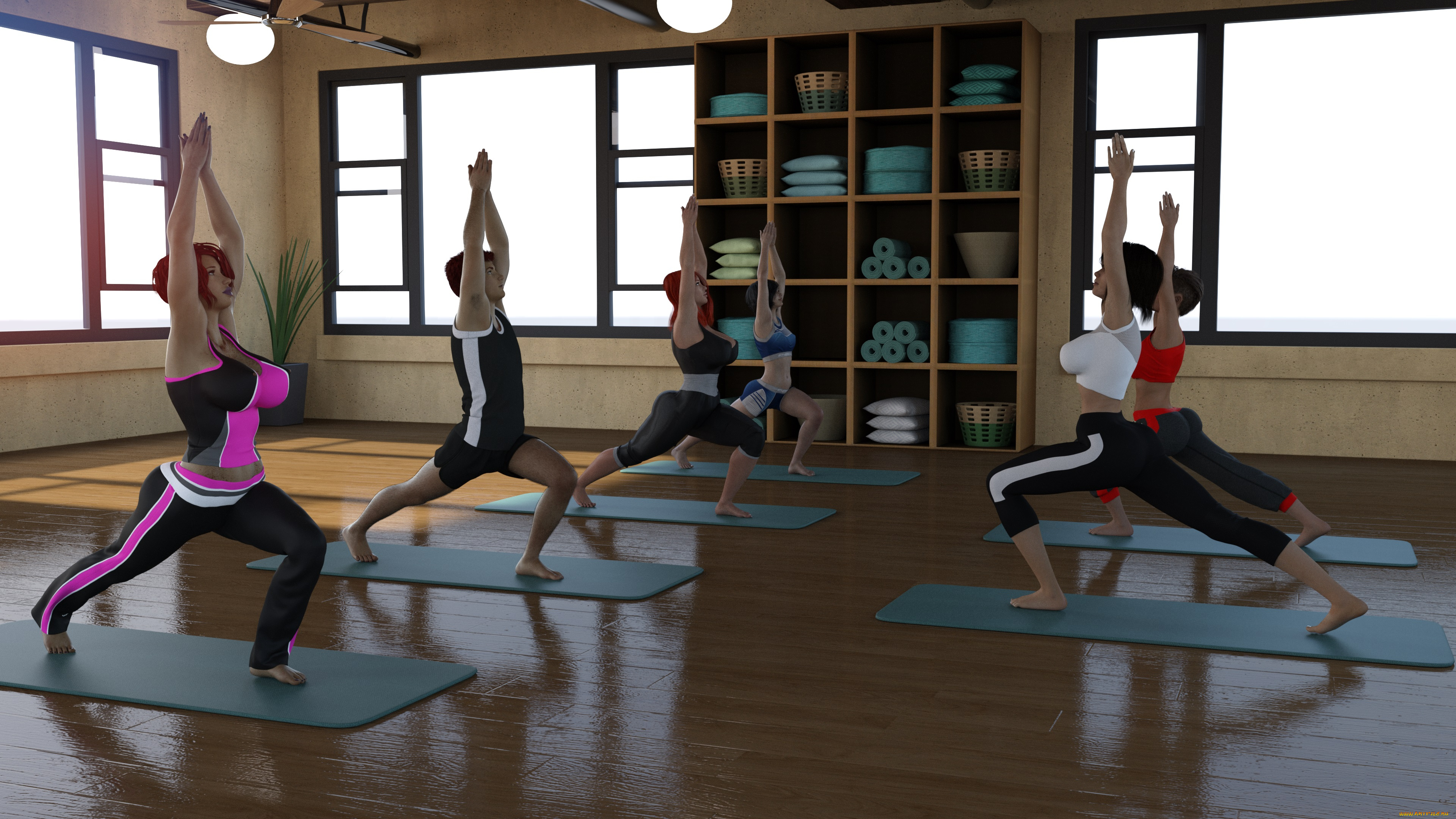 3д, графика, спорт, , sport, взгляд, девушки, фон